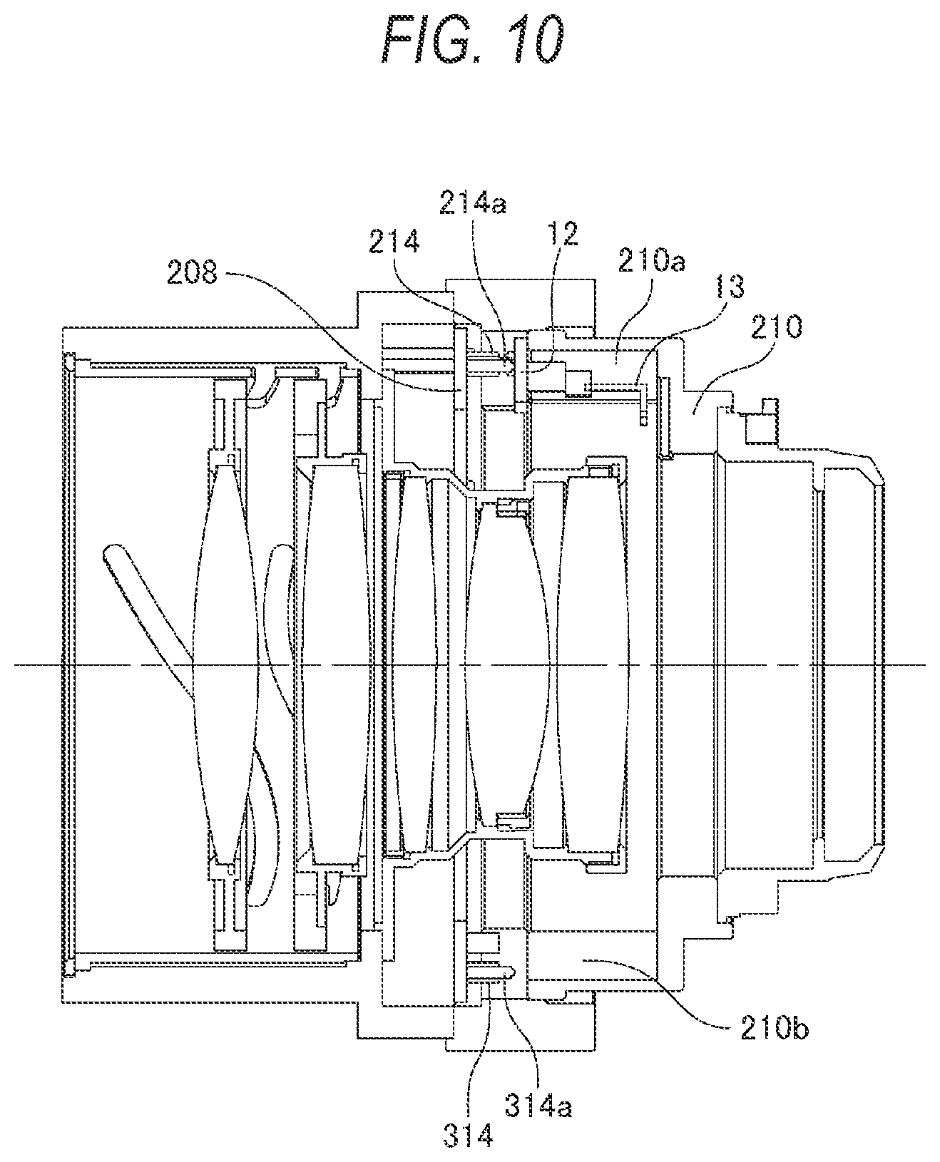 Patent US12306515 Figure 10 – Lens apparatus and image pickup apparatus