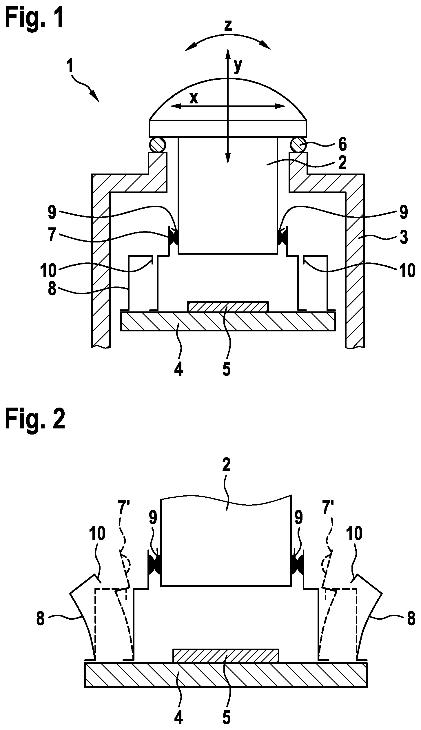 Patent US12306517 Figure 1 – Method for producing a camera module and use of a contact element