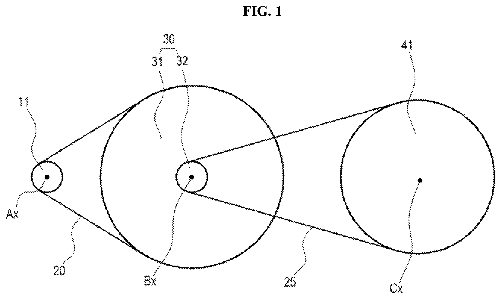 Patent US12306518 Figure 1 – Camera driving device having a plurality of timing belts