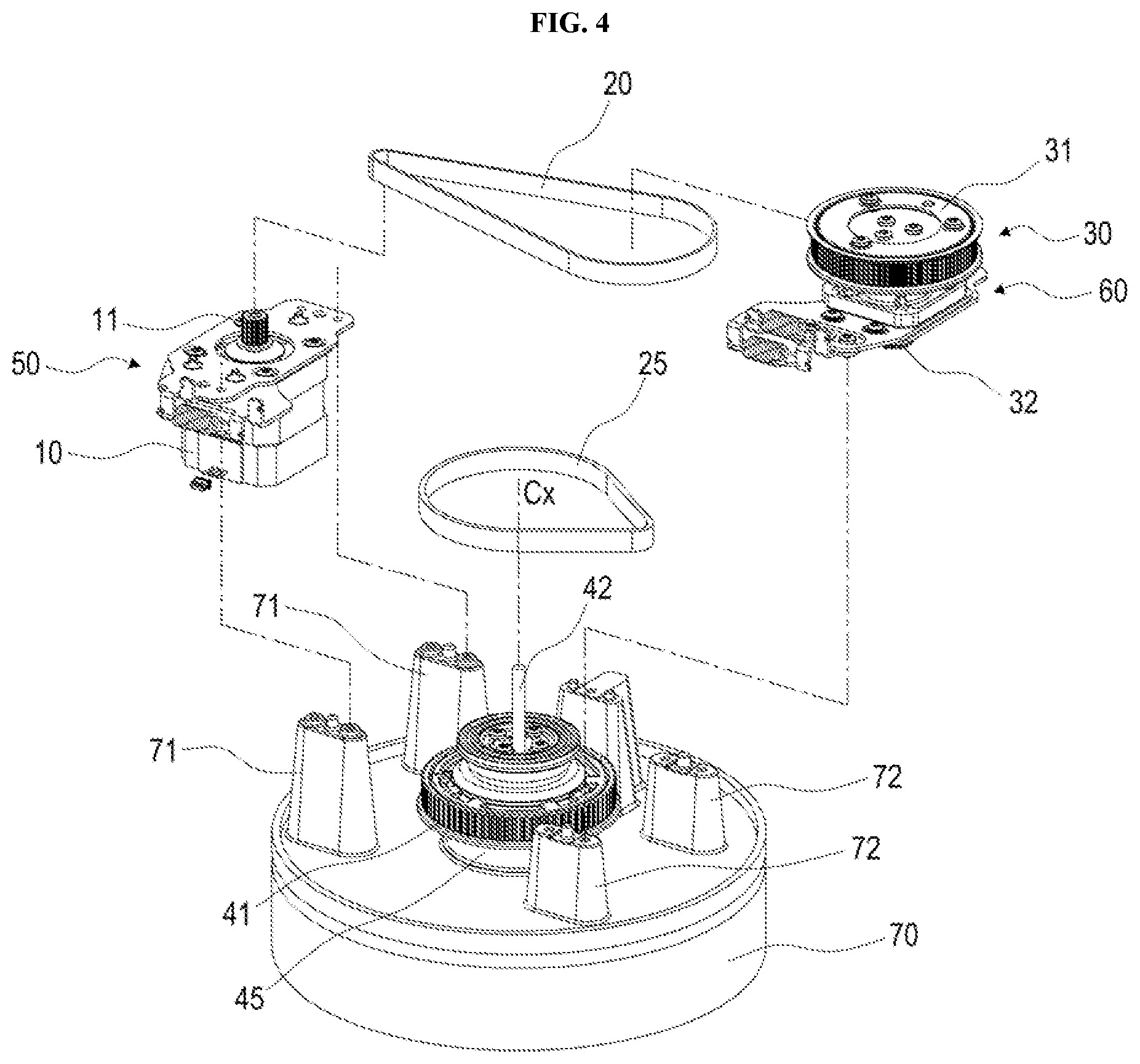 Patent US12306518 Figure 4 – Camera driving device having a plurality of timing belts