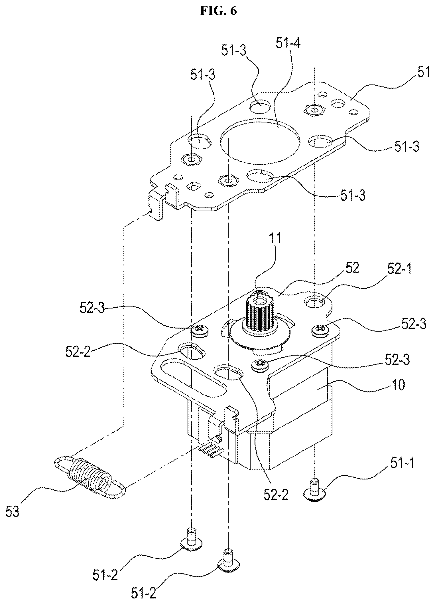 Patent US12306518 Figure 6 – Camera driving device having a plurality of timing belts