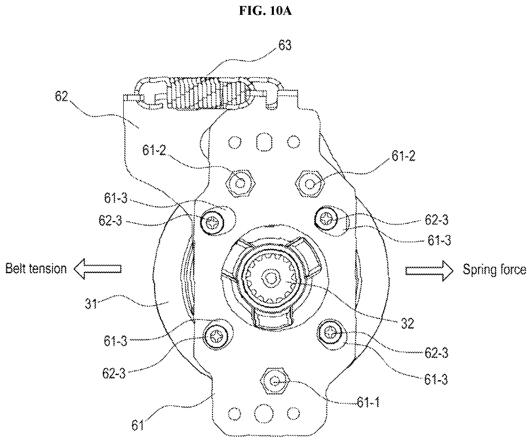 Patent US12306518 Figure 12 – Camera driving device having a plurality of timing belts