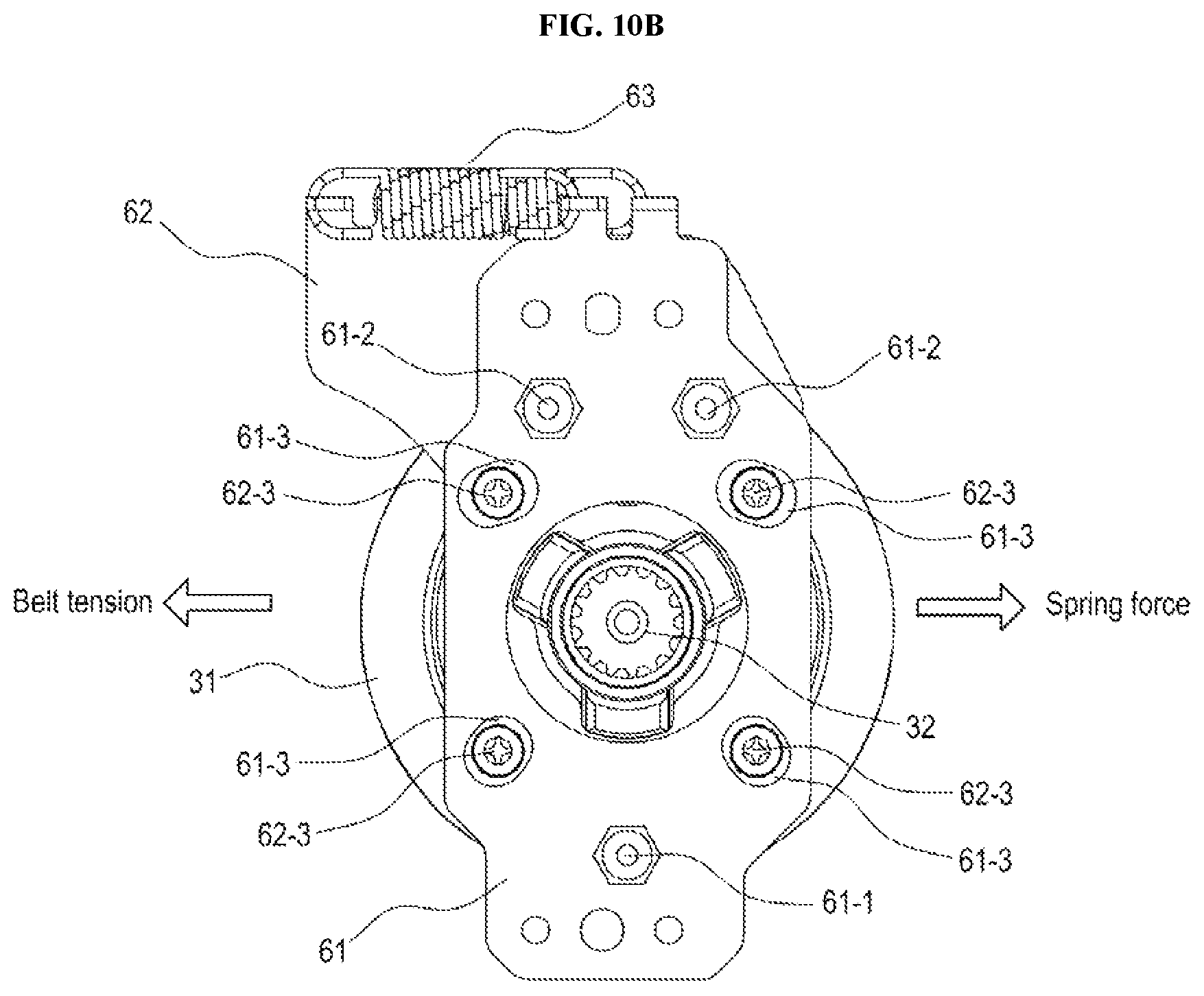 Patent US12306518 Figure 13 – Camera driving device having a plurality of timing belts