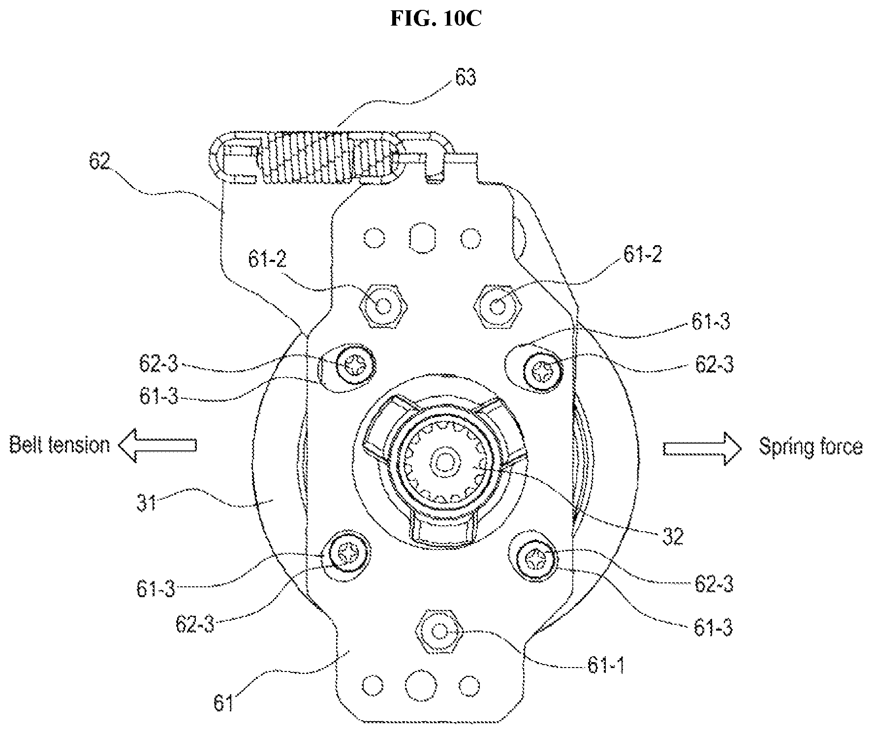 Patent US12306518 Figure 14 – Camera driving device having a plurality of timing belts