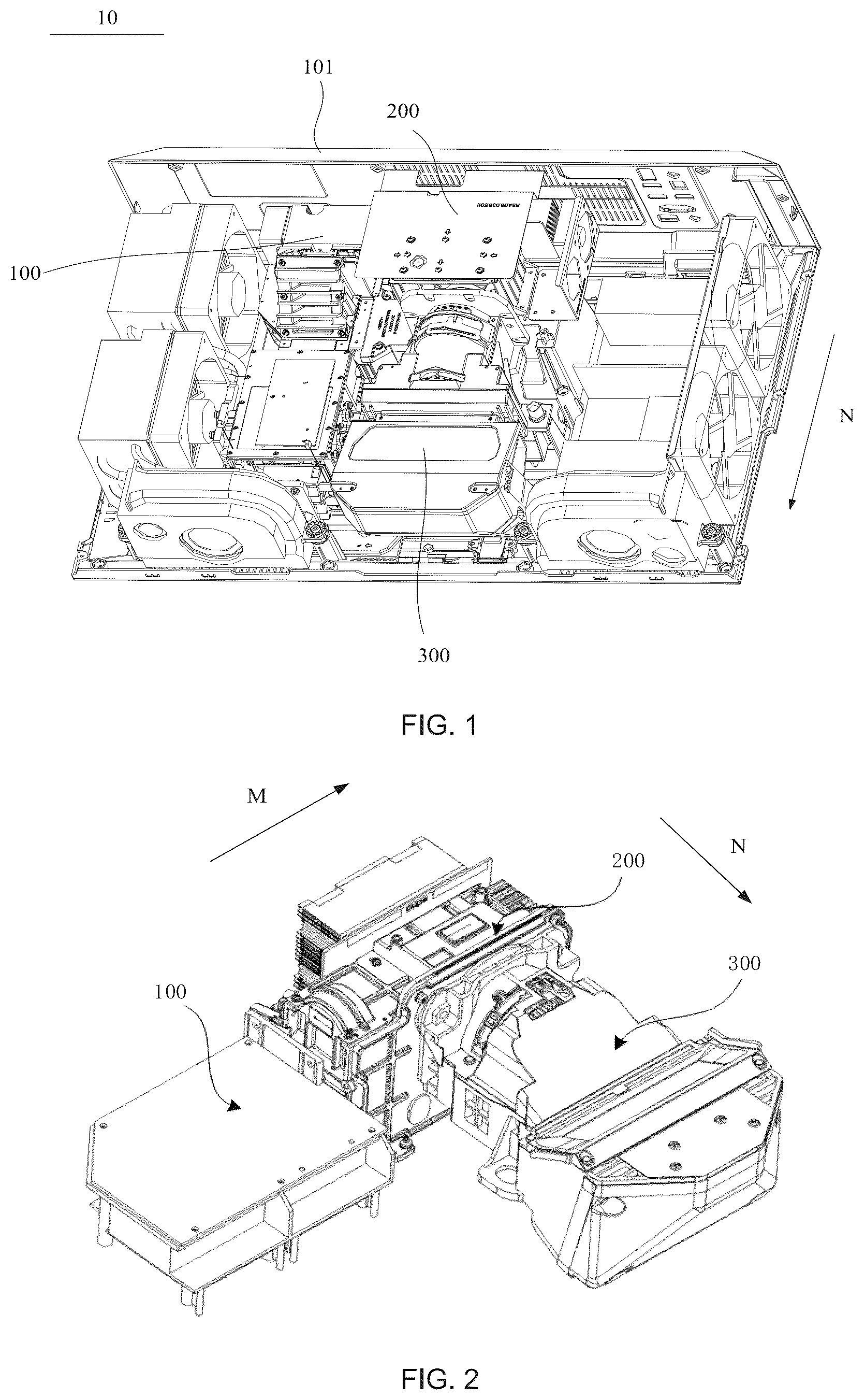 Patent US12306519 Figure 1 – Laser source and laser projection apparatus