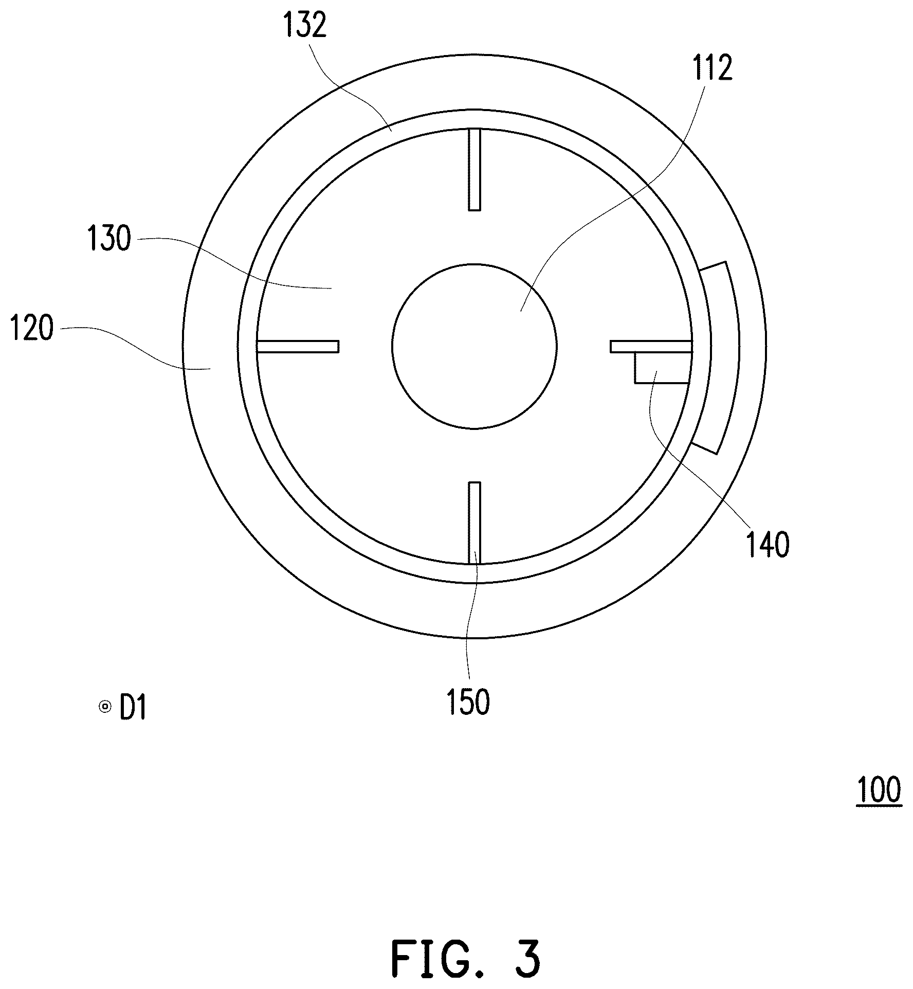 Patent US12306520 Figure 3 – Rotary optical module and projection apparatus