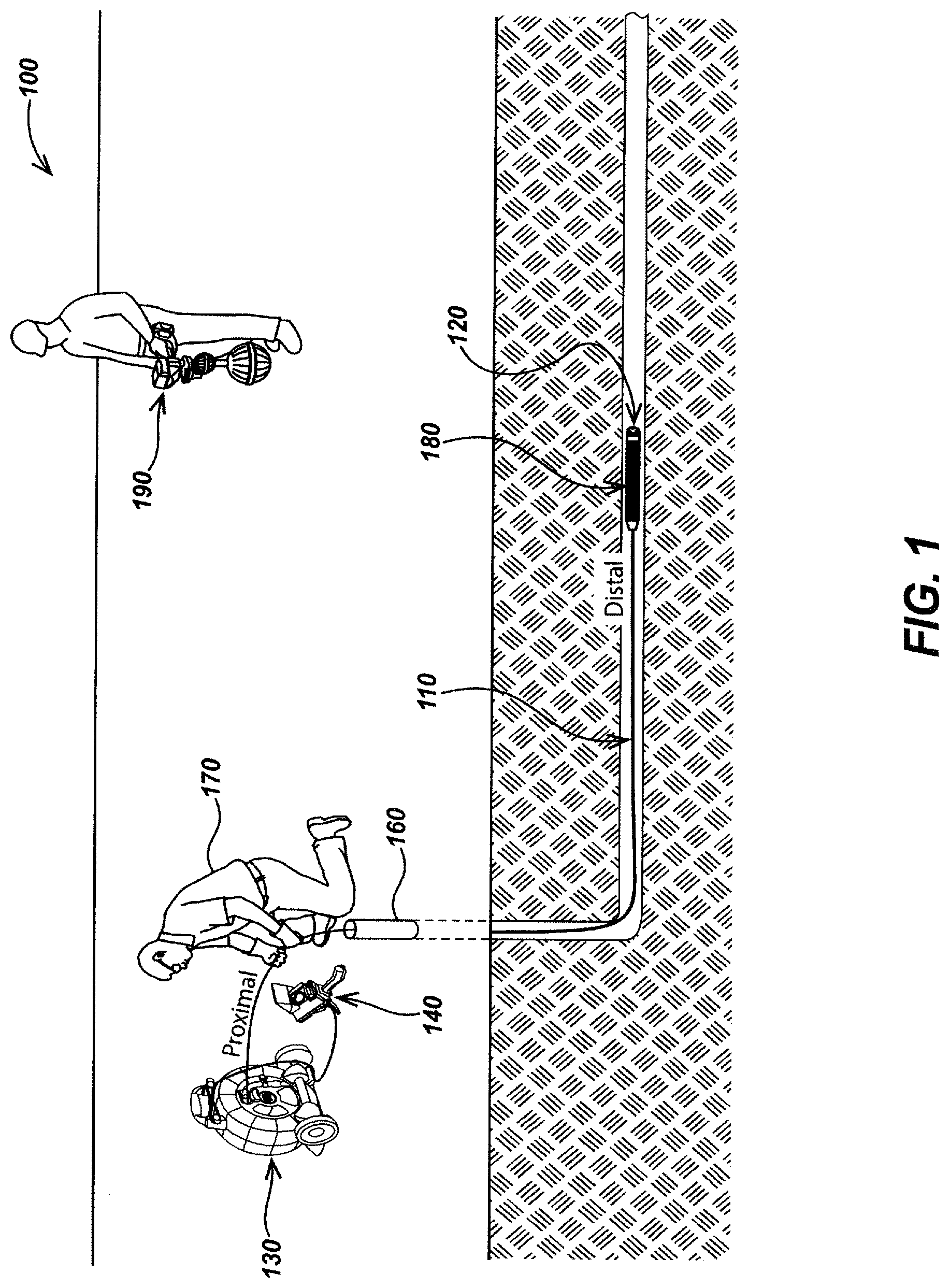 Patent US12306524 Figure 1 – Multi-dielectric coaxial push-cables and associated apparatus