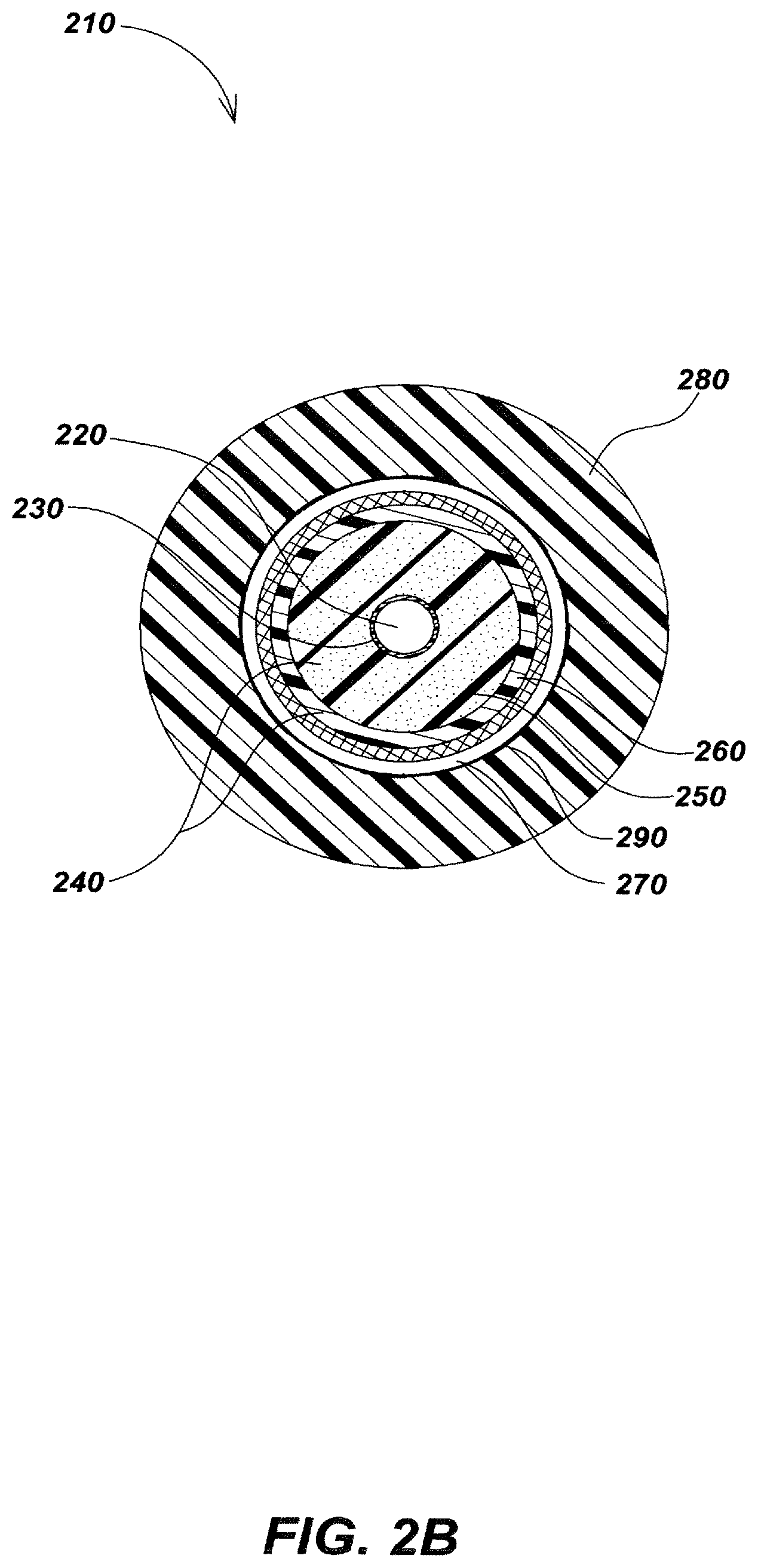 Patent US12306524 Figure 3 – Multi-dielectric coaxial push-cables and associated apparatus