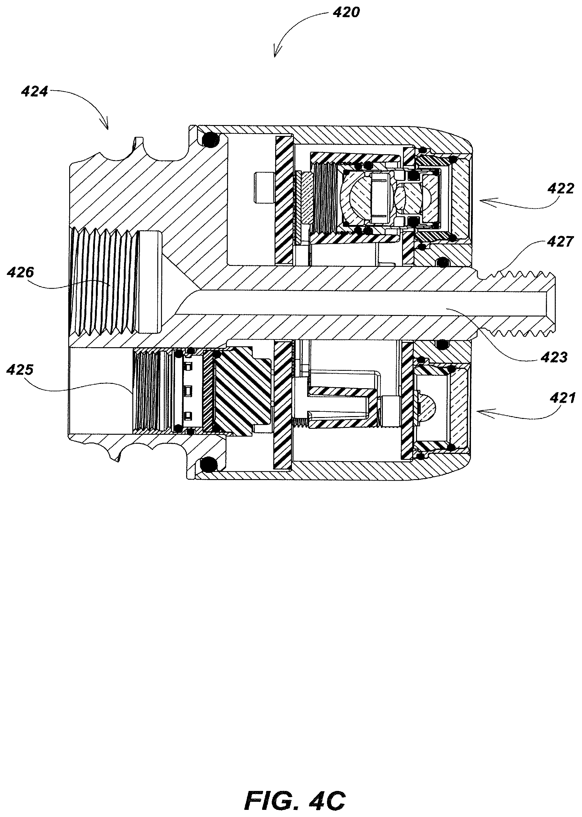 Patent US12306524 Figure 8 – Multi-dielectric coaxial push-cables and associated apparatus