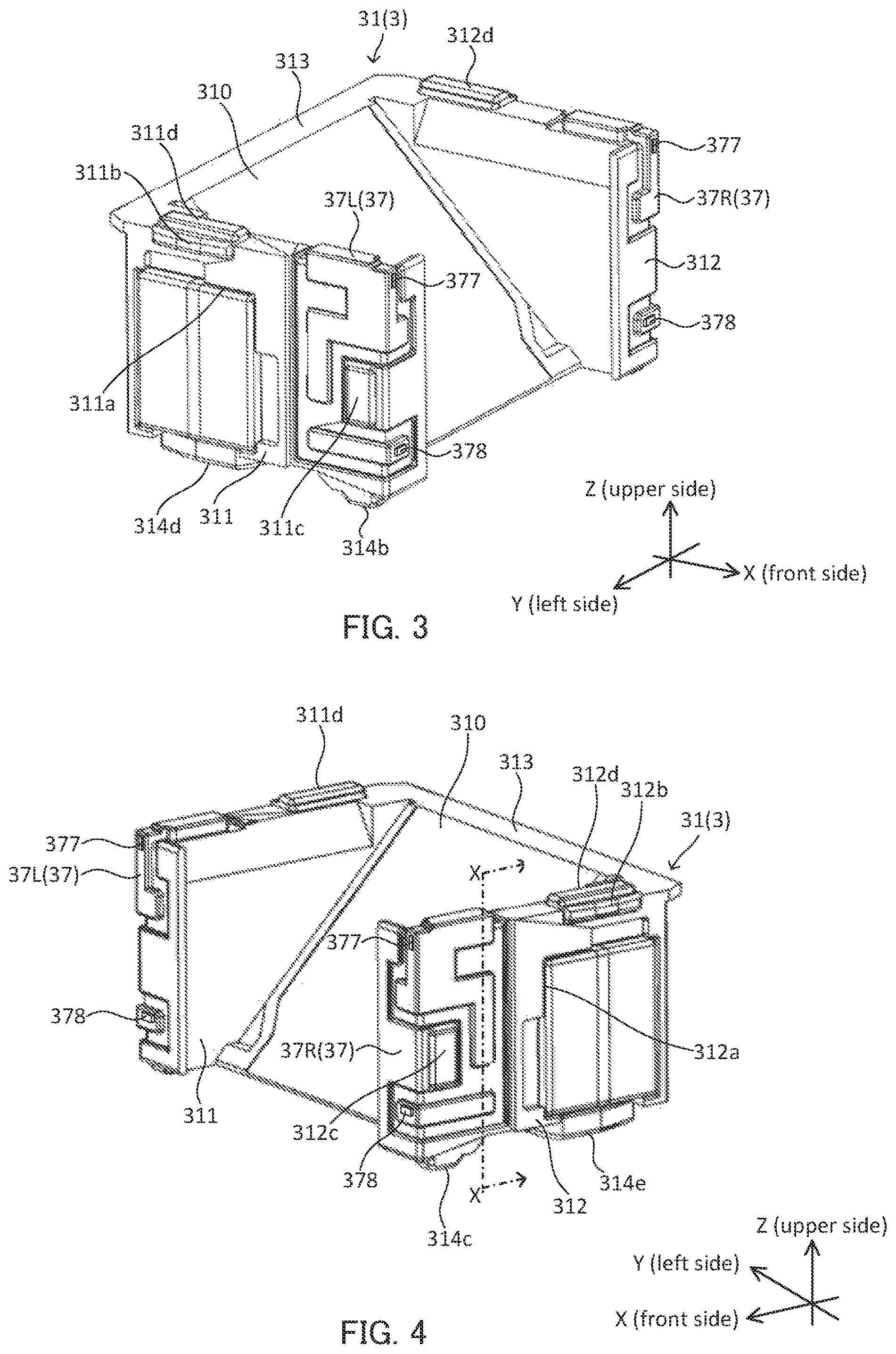 Patent US12306527 Figure 3 – Optical actuator, camera module, and camera-mounted device