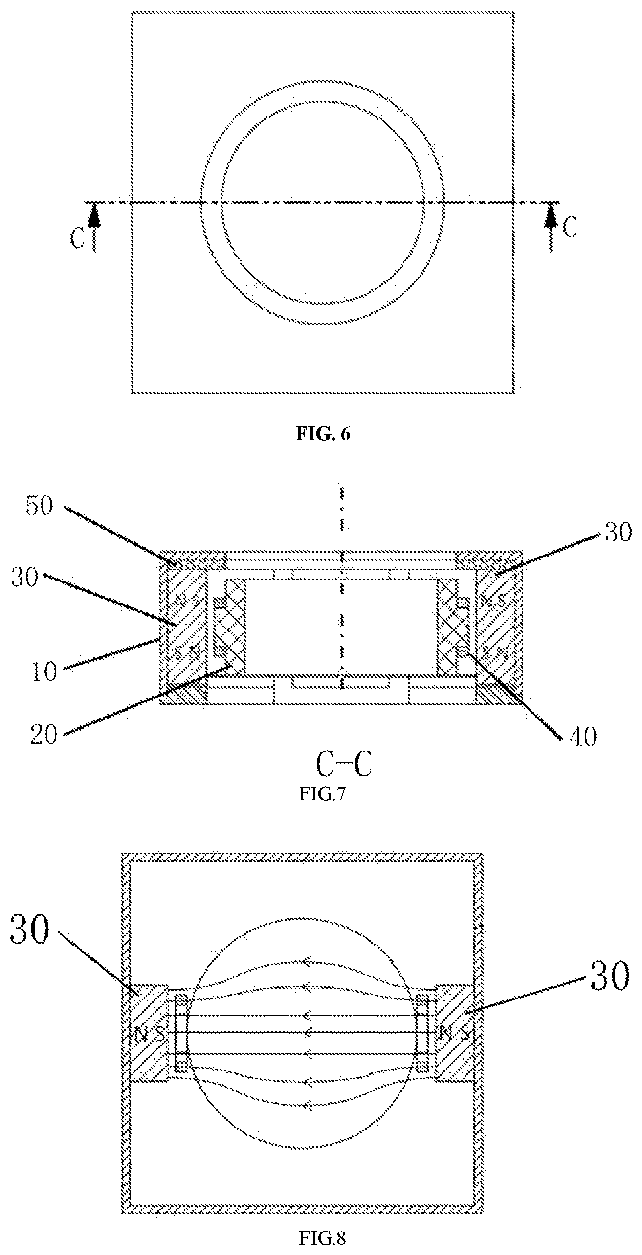 Patent US12306528 Figure 3 – Magnet arrangement structure suitable for voice coil motor and micro gimbal stabilizer