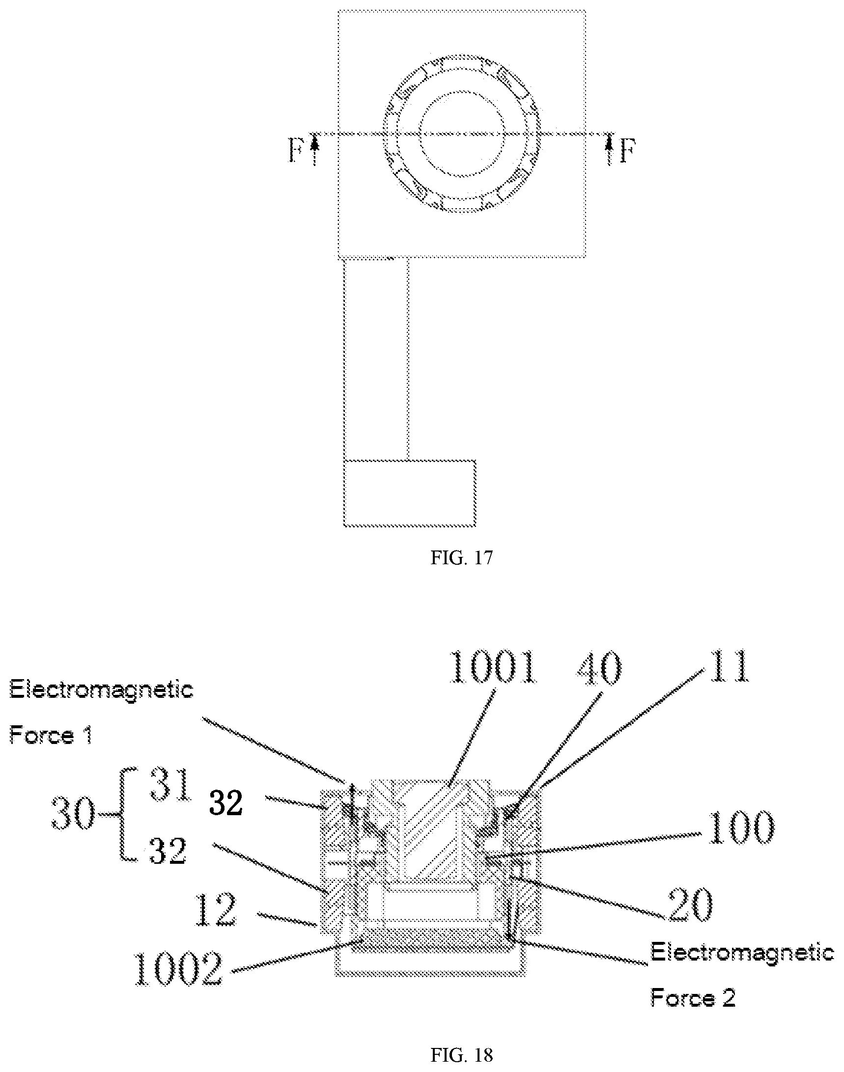 Patent US12306528 Figure 10 – Magnet arrangement structure suitable for voice coil motor and micro gimbal stabilizer
