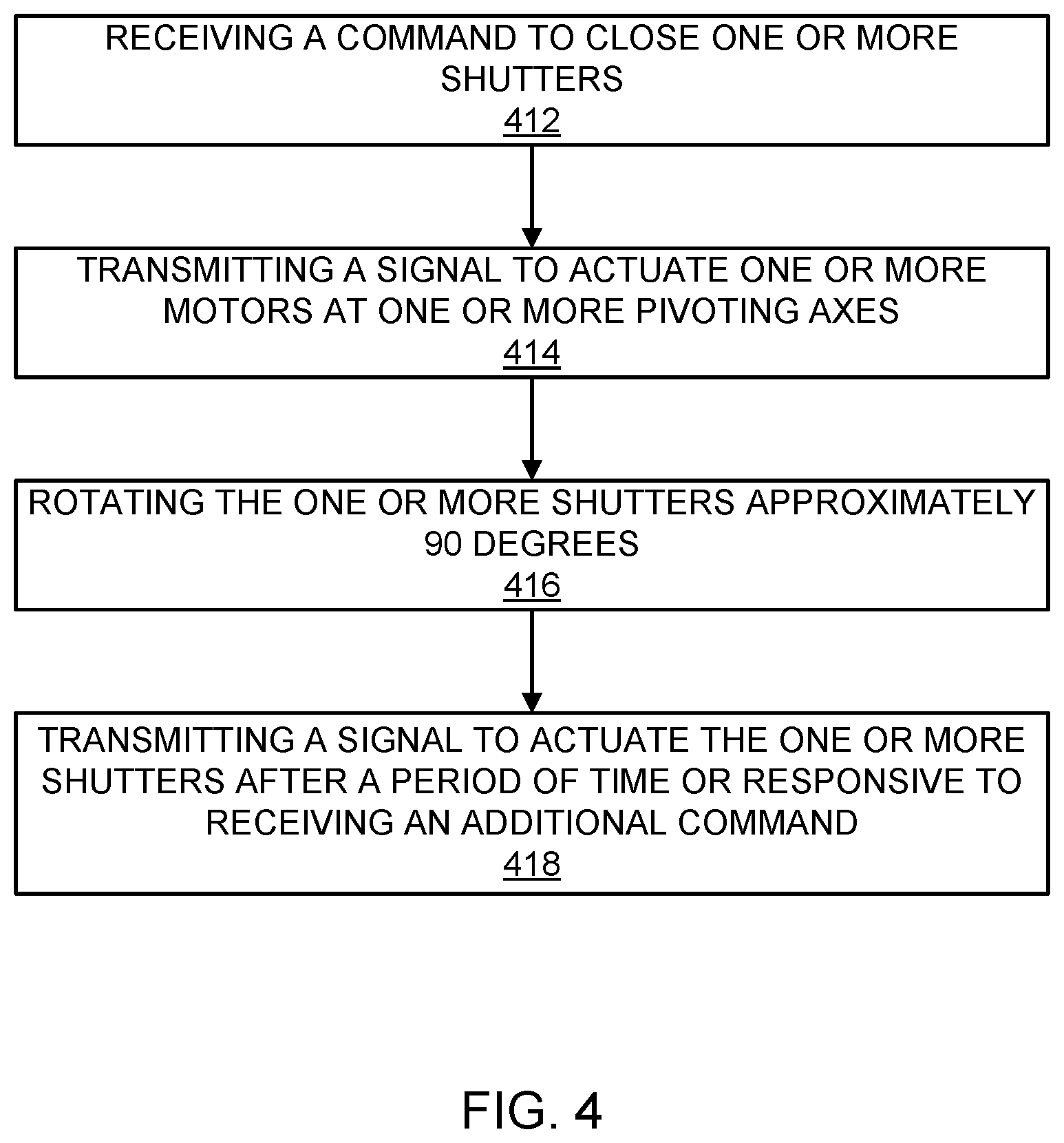 Patent US12306529 Figure 4 – Camera shutter with additional view blockers