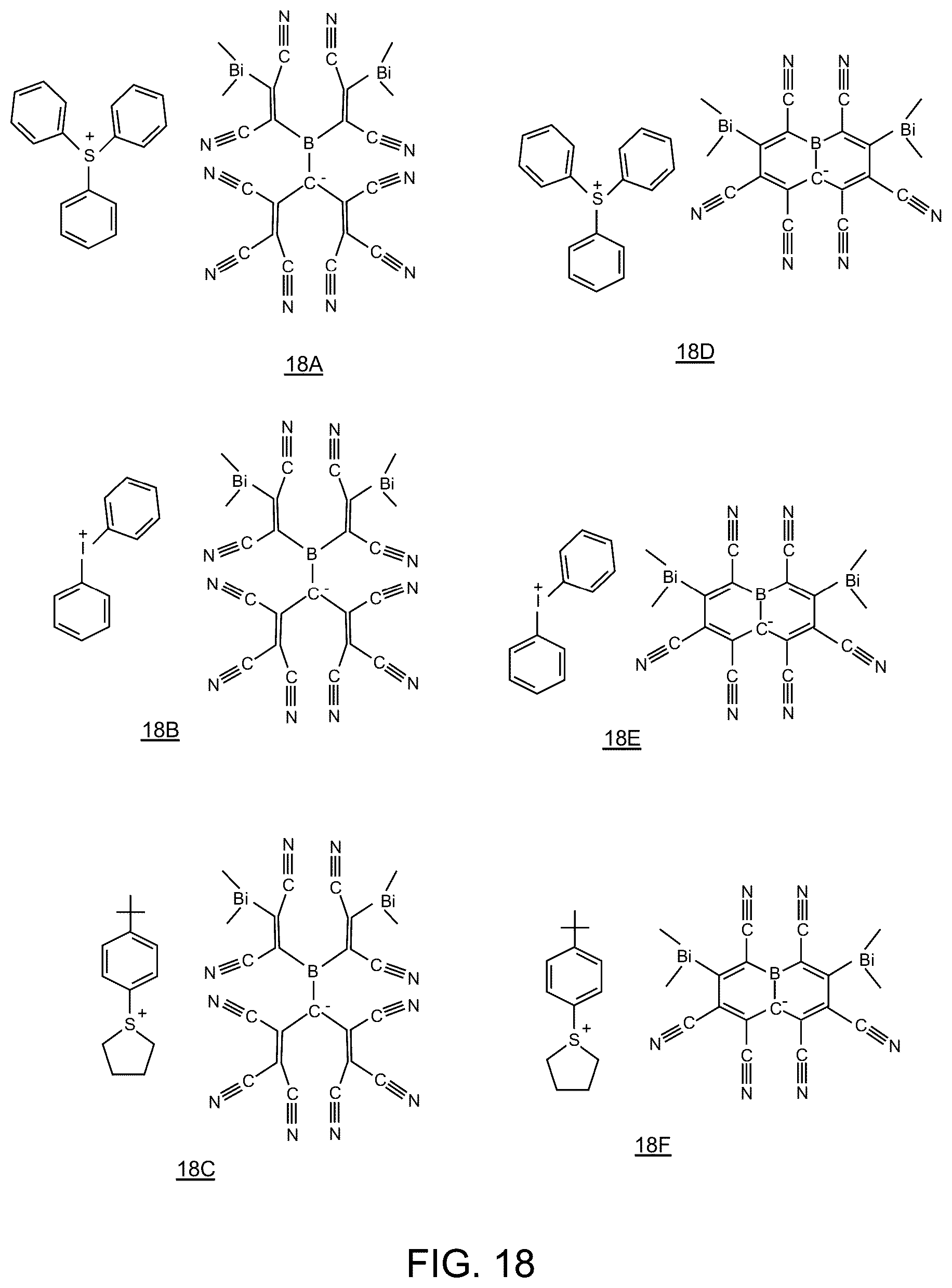 Patent US12306535 Figure 12 – Photoacid generator for chemically amplified photoresists for deep ultra violet and extreme ultraviolet lithography