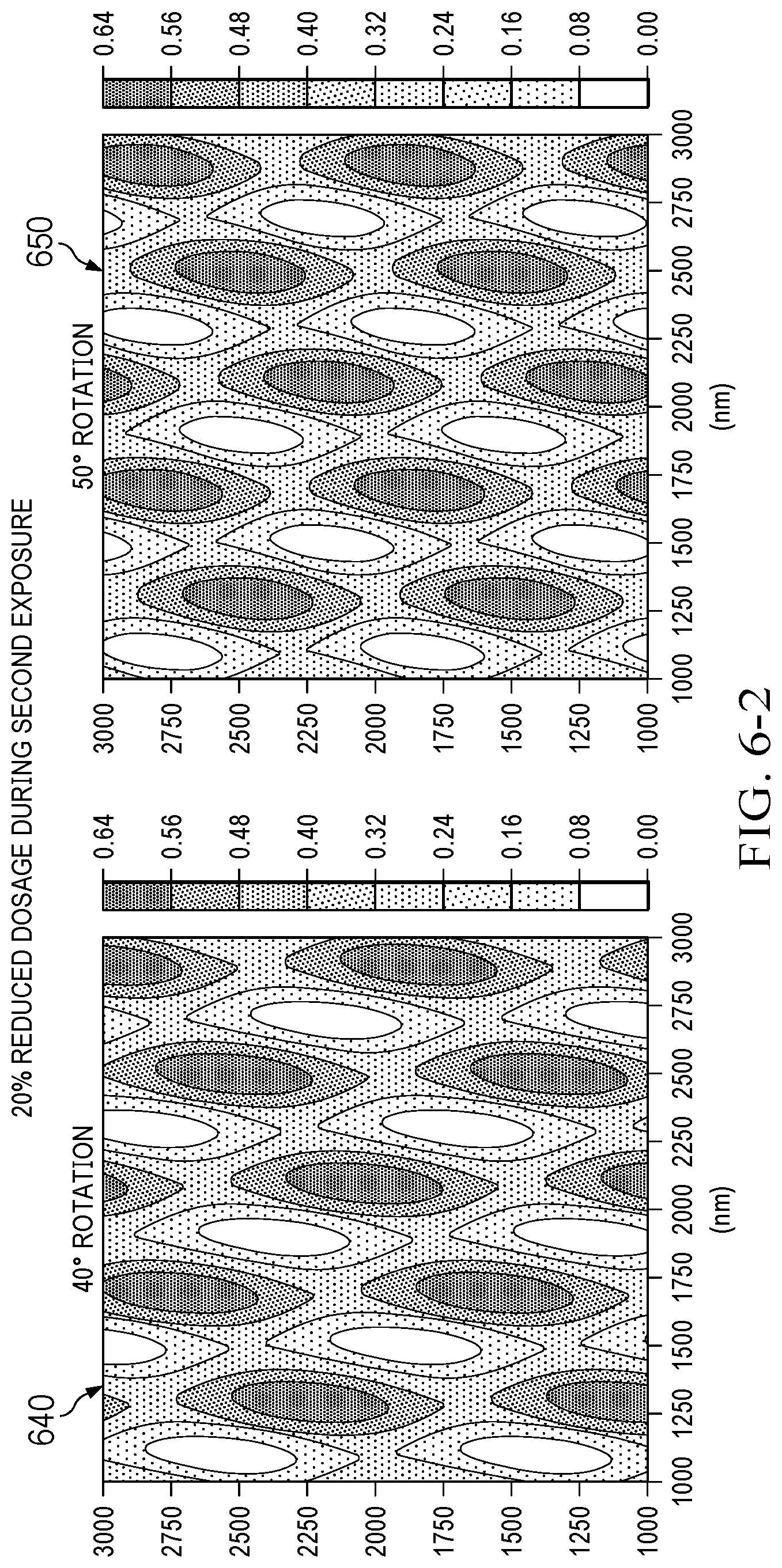 Patent US12306540 Figure 10 – Two-dimensional (2D) patterns using multiple exposures of one-dimensional (1D) photolithography masks or holographic interference lithography