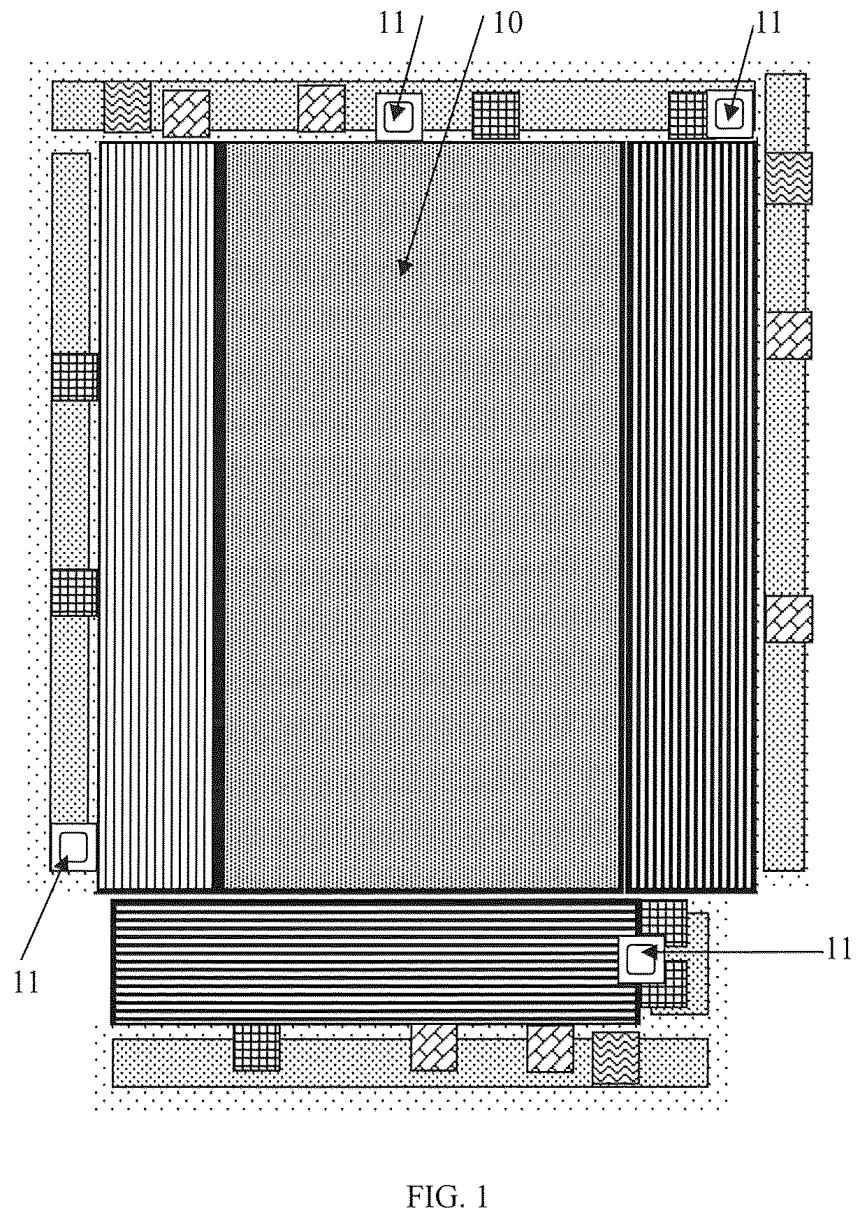 Patent US12306547 Figure 1 – Method for measuring stitching overlay accuracy of image sensor stitching manufacturing