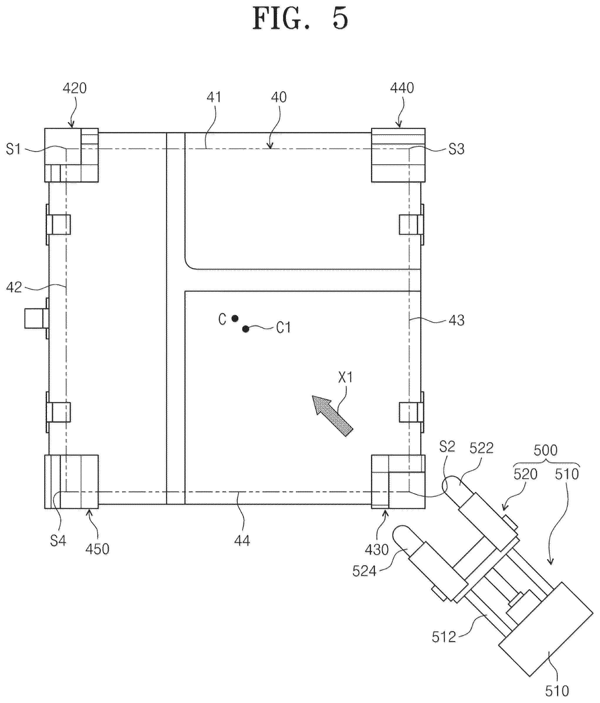 Patent US12306549 Figure 6 – Photo mask stage unit and photo mask stocker including the same