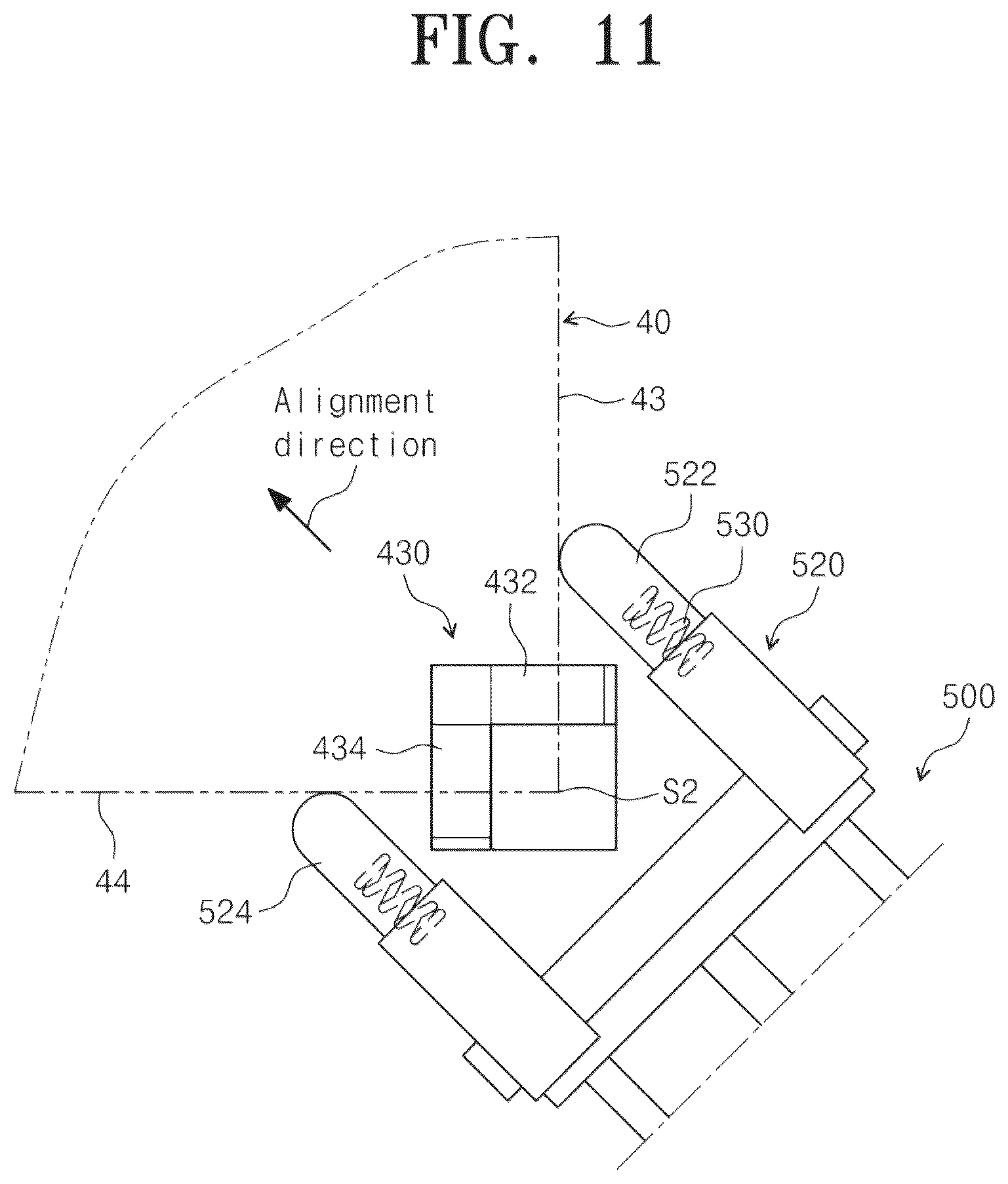 Patent US12306549 Figure 11 – Photo mask stage unit and photo mask stocker including the same