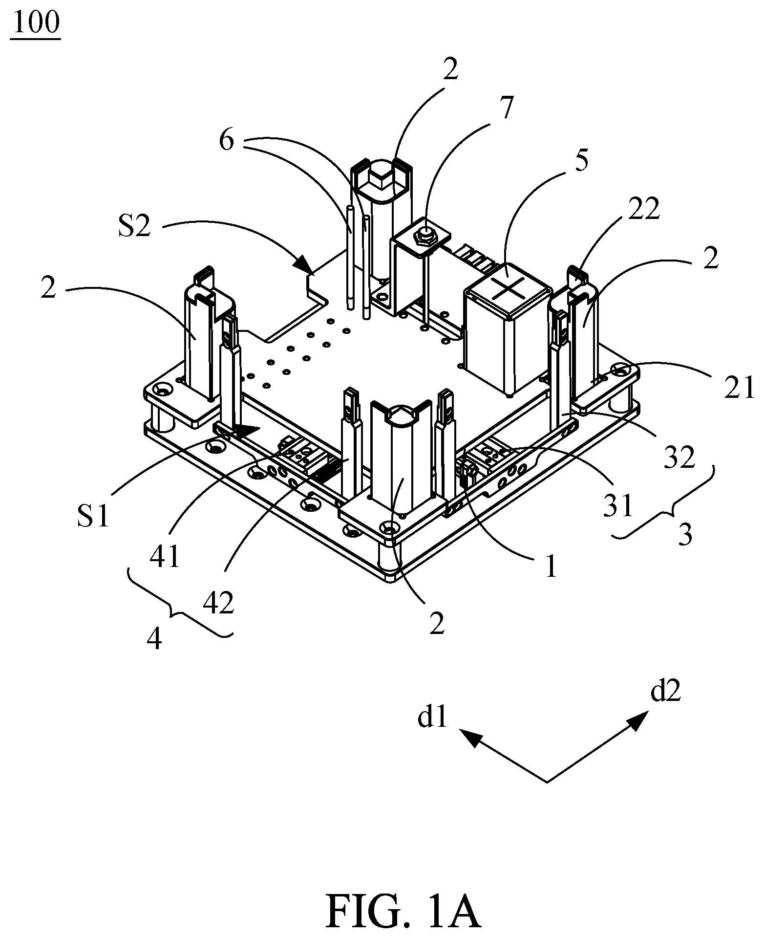 Patent US12306550 Figure 1 – Inner pod holding device conducive to reducing dust contamination and optical inspection apparatus for inner pod