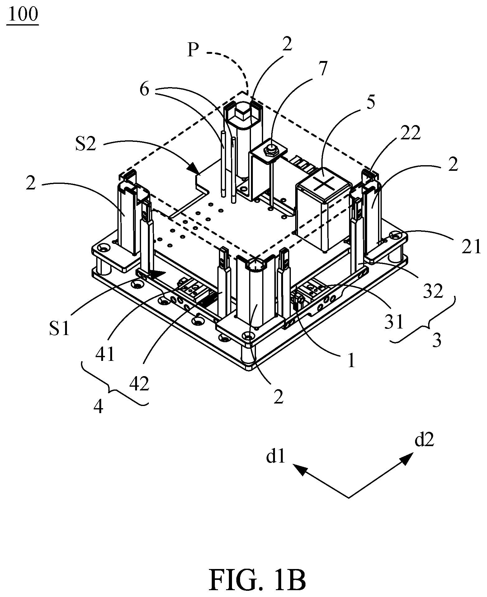 Patent US12306550 Figure 2 – Inner pod holding device conducive to reducing dust contamination and optical inspection apparatus for inner pod