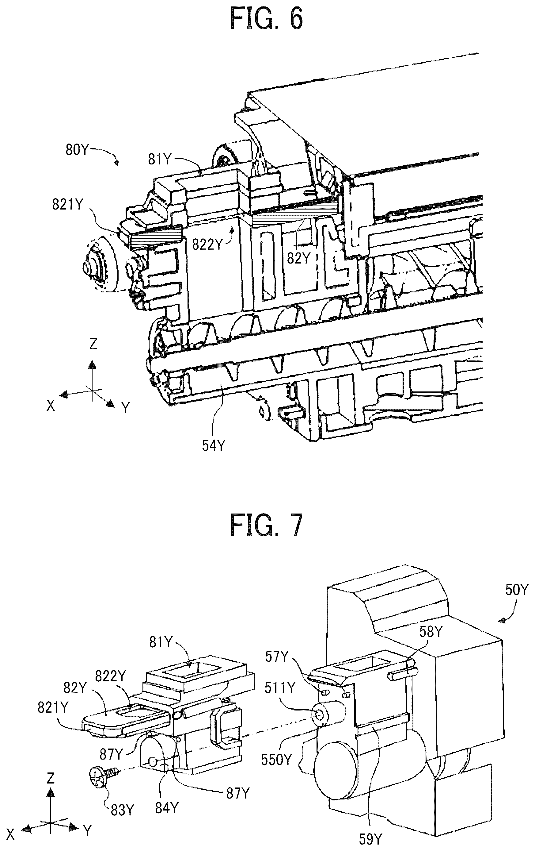 Patent US12306557 Figure 4 – Shutter mechanism, powder container, and developing device