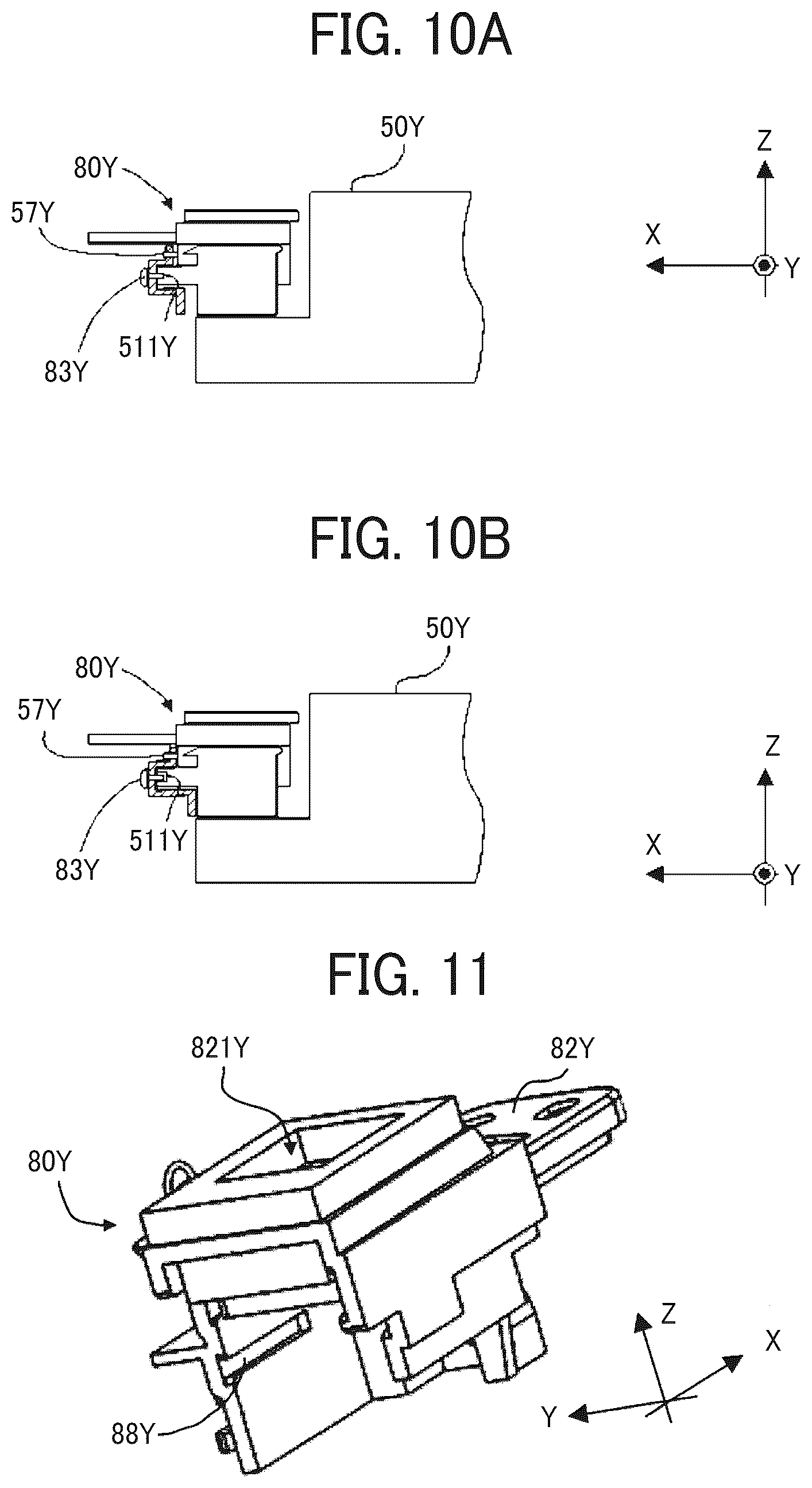 Patent US12306557 Figure 6 – Shutter mechanism, powder container, and developing device