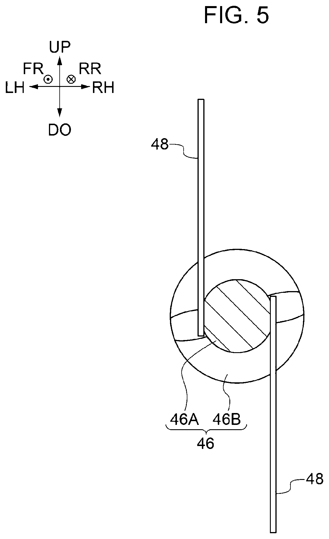 Patent US12306559 Figure 5 – Scraping device and image forming apparatus including an applying part to apply an impact to a scraping part