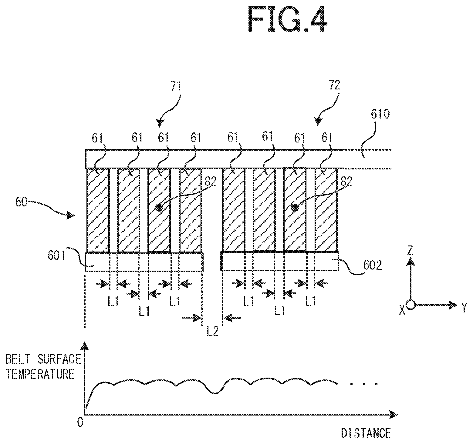 Patent US12306562 Figure 4 – Heating device and fixing device and image forming apparatus
