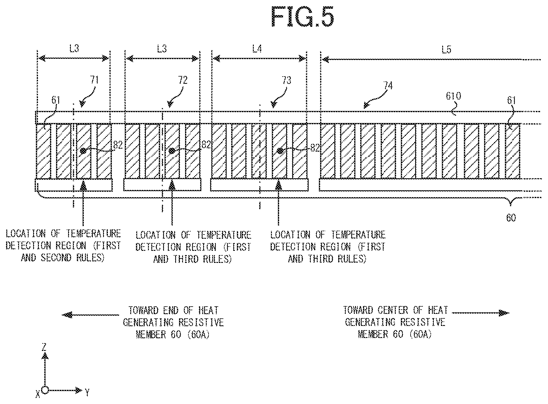 Patent US12306562 Figure 5 – Heating device and fixing device and image forming apparatus