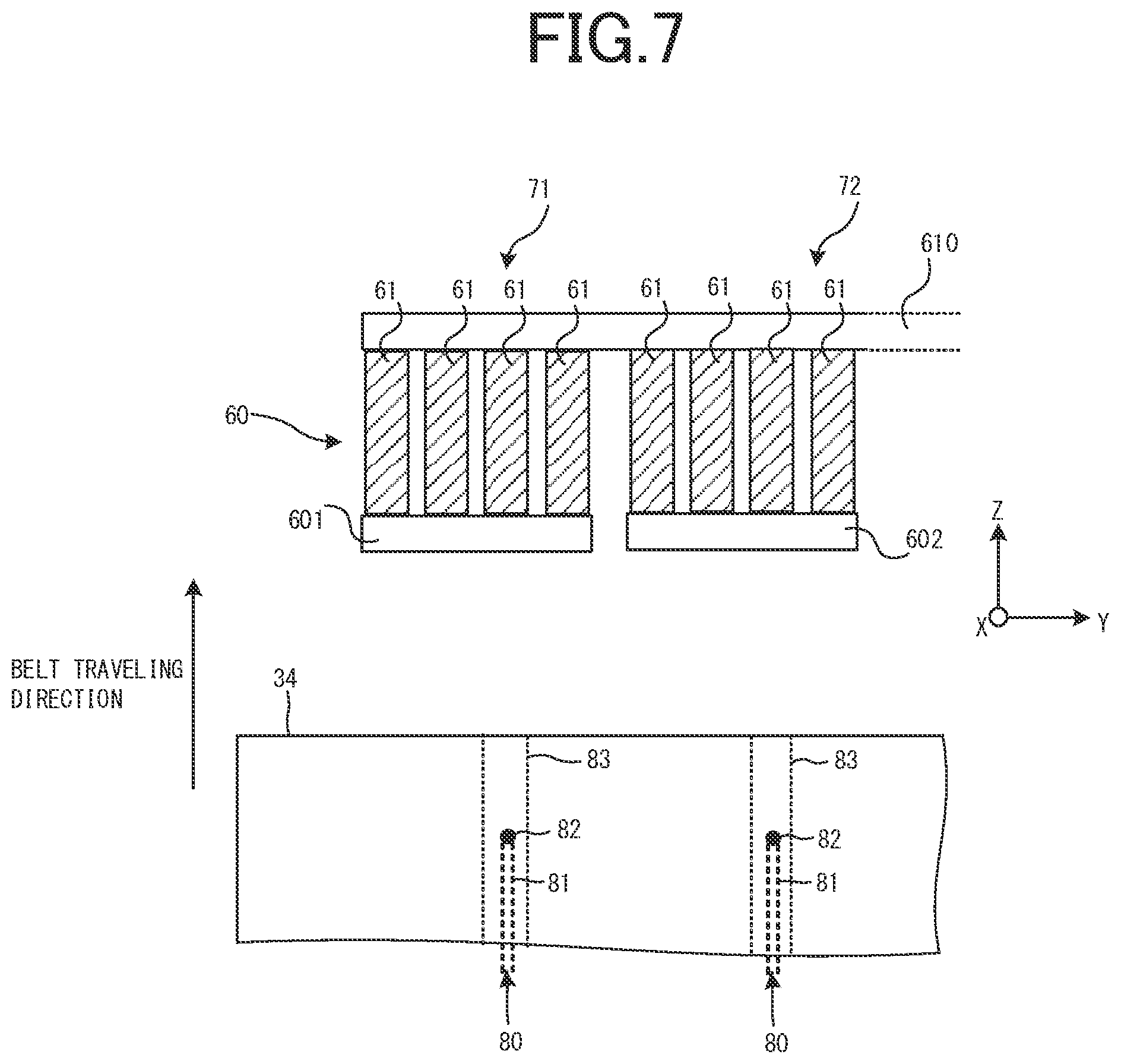 Patent US12306562 Figure 7 – Heating device and fixing device and image forming apparatus