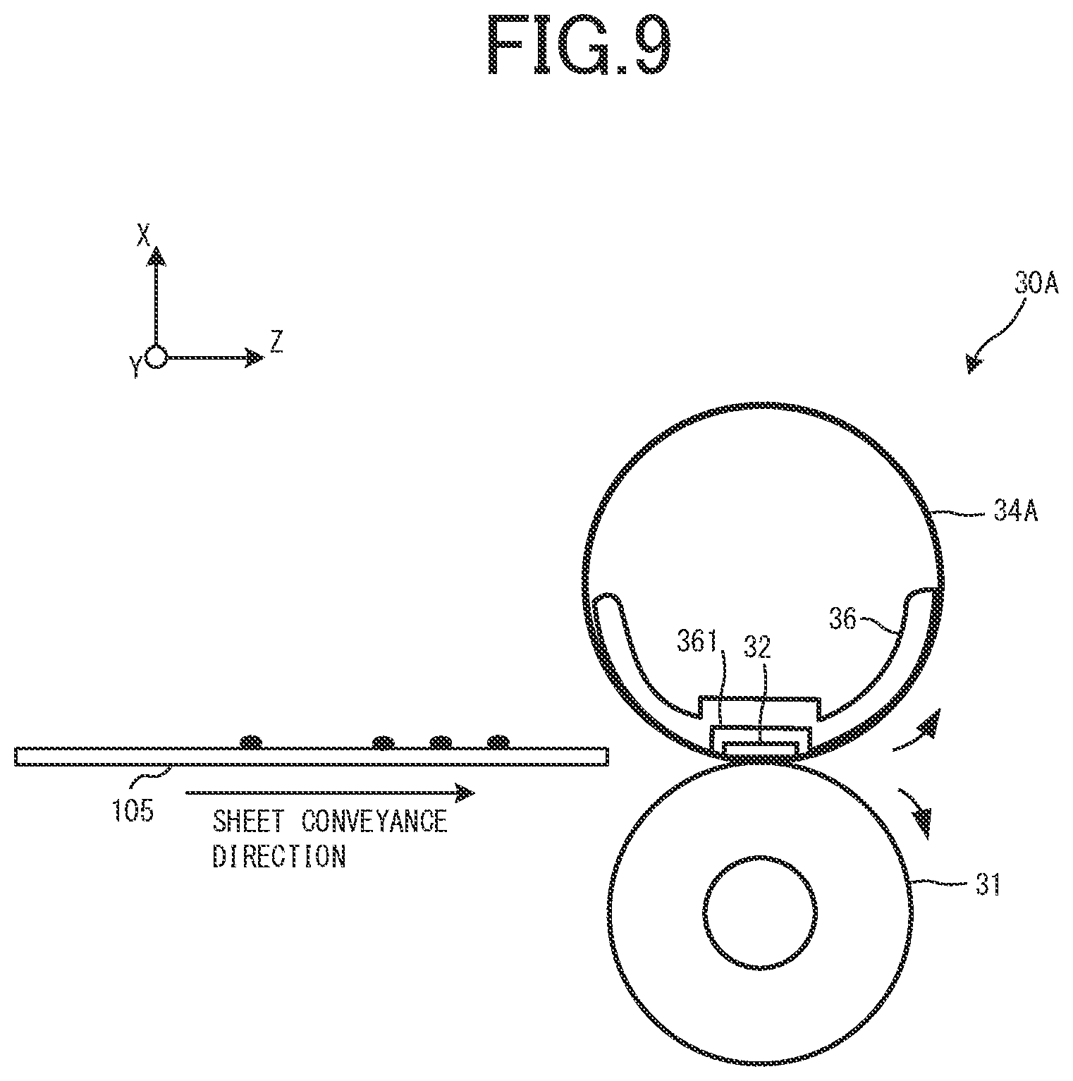 Patent US12306562 Figure 9 – Heating device and fixing device and image forming apparatus