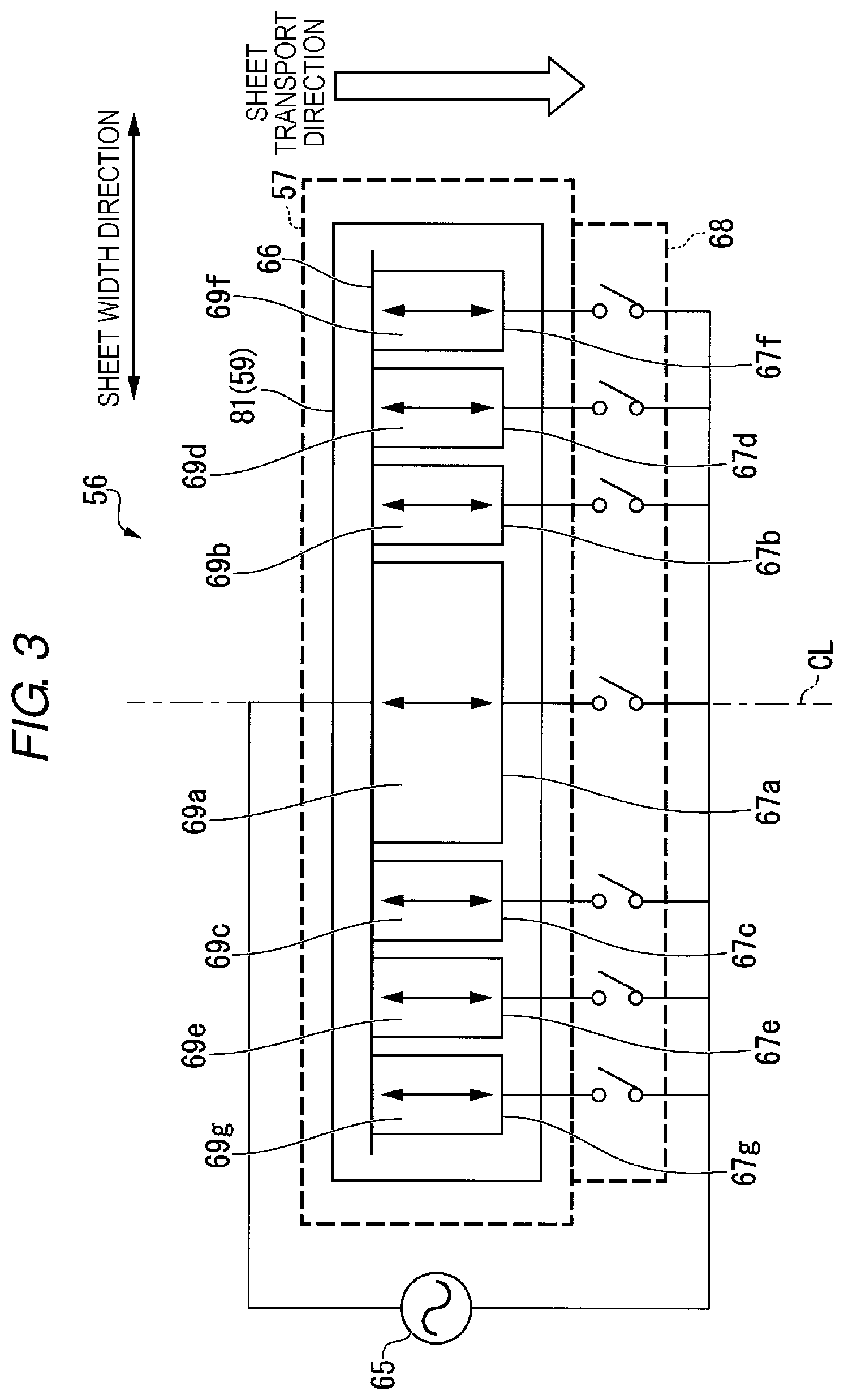 Patent US12306563 Figure 3 – Fixing device with a heater holder having a retraction portion