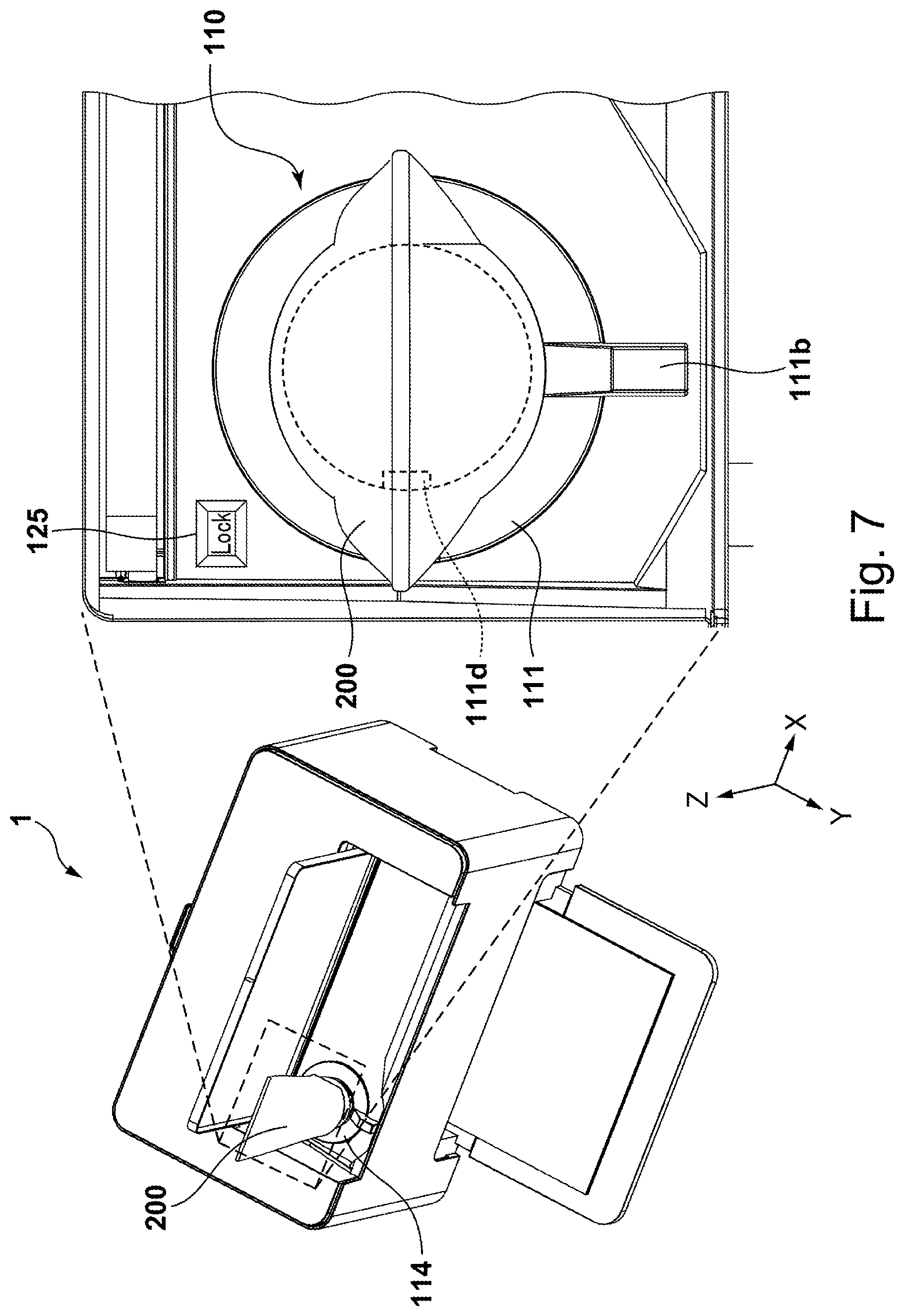 Patent US12306567 Figure 7 – Replenishing system