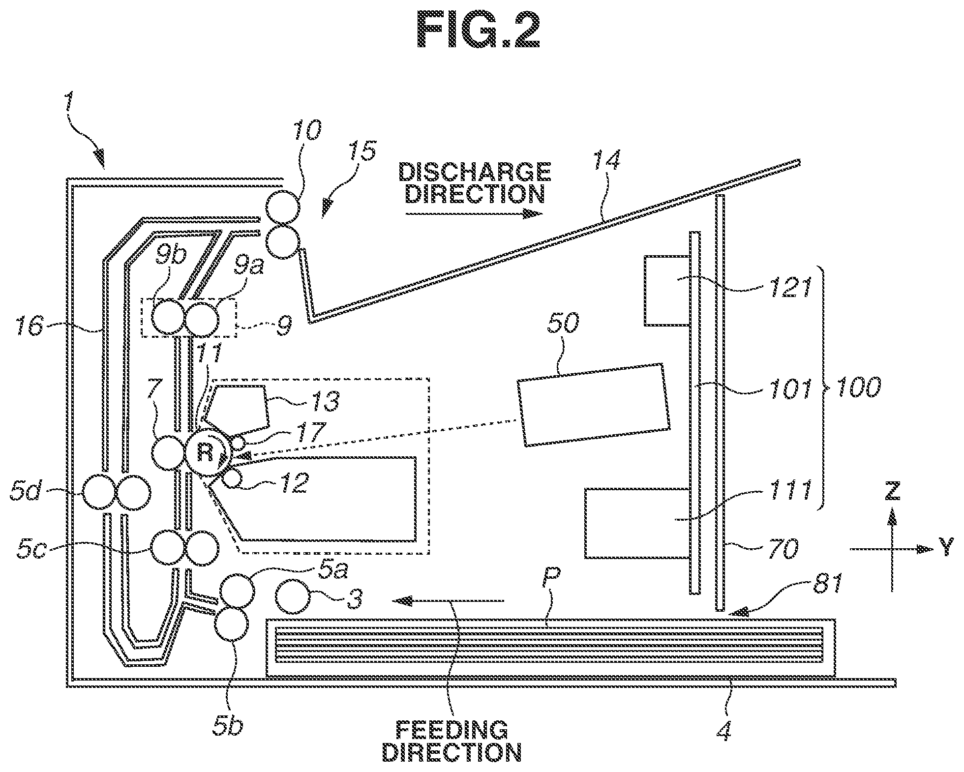 Patent US12306570 Figure 2 – Image forming apparatus having circuit board to convert supplied current