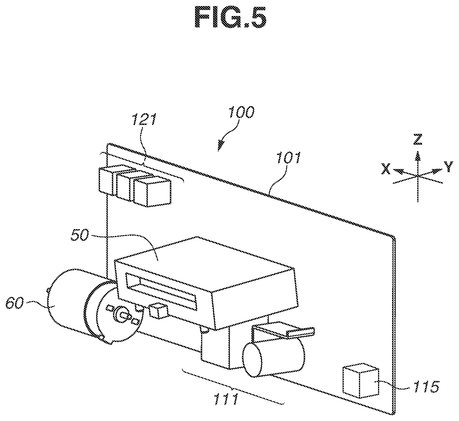 Patent US12306570 Figure 5 – Image forming apparatus having circuit board to convert supplied current