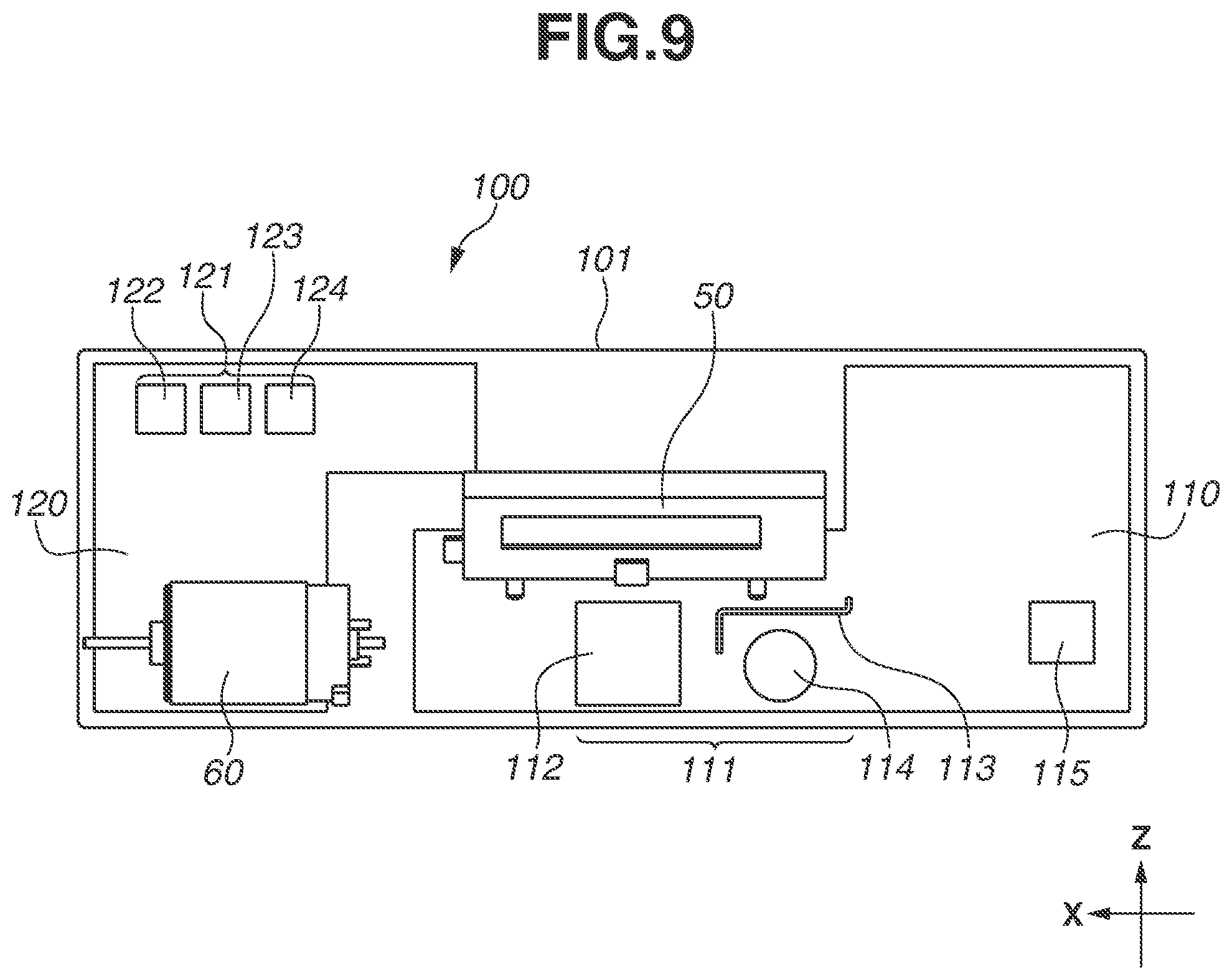 Patent US12306570 Figure 9 – Image forming apparatus having circuit board to convert supplied current