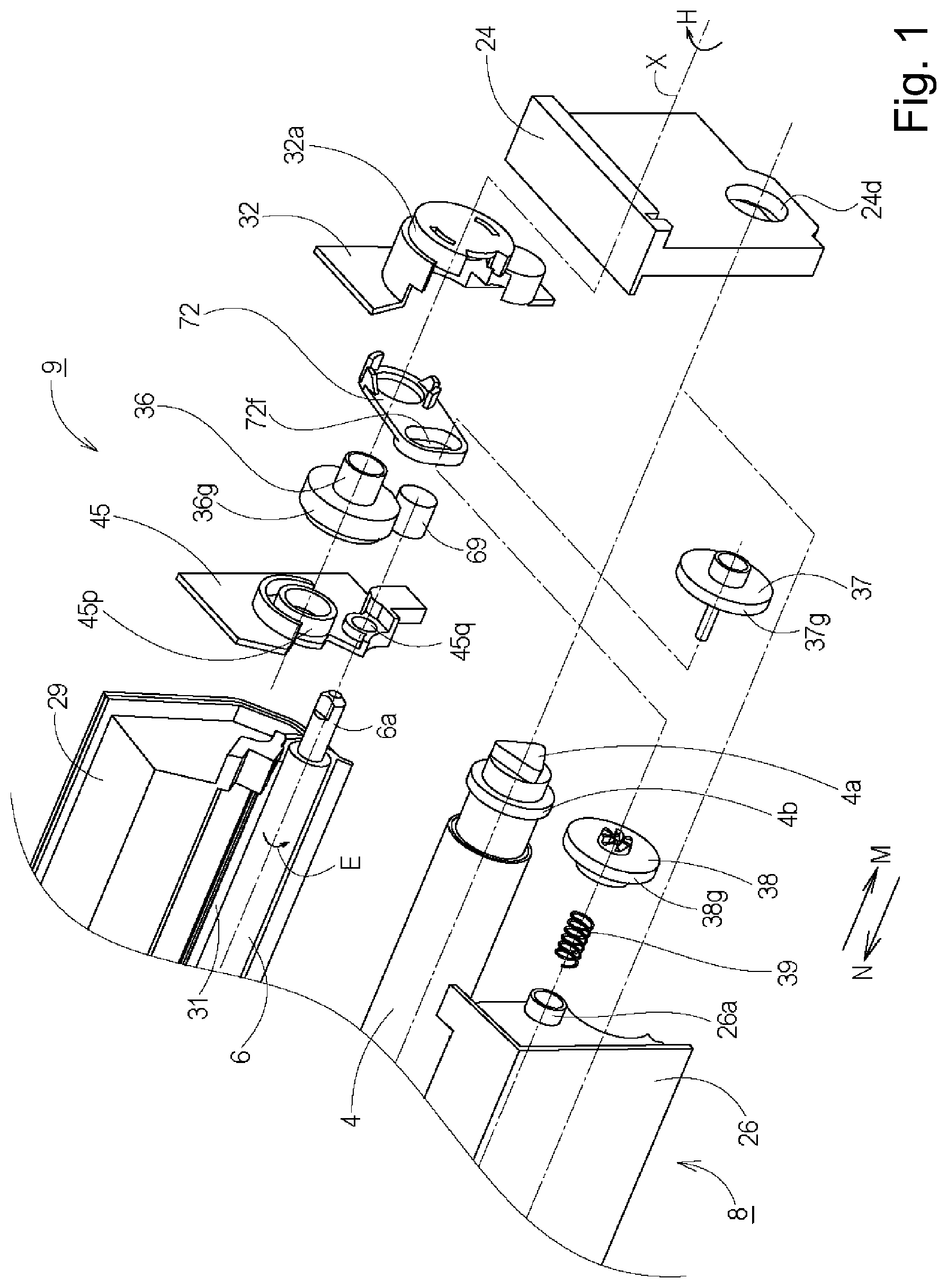 Patent US12306573 Figure 1 – Cartridge, process cartridge and electrophotographic image forming apparatus