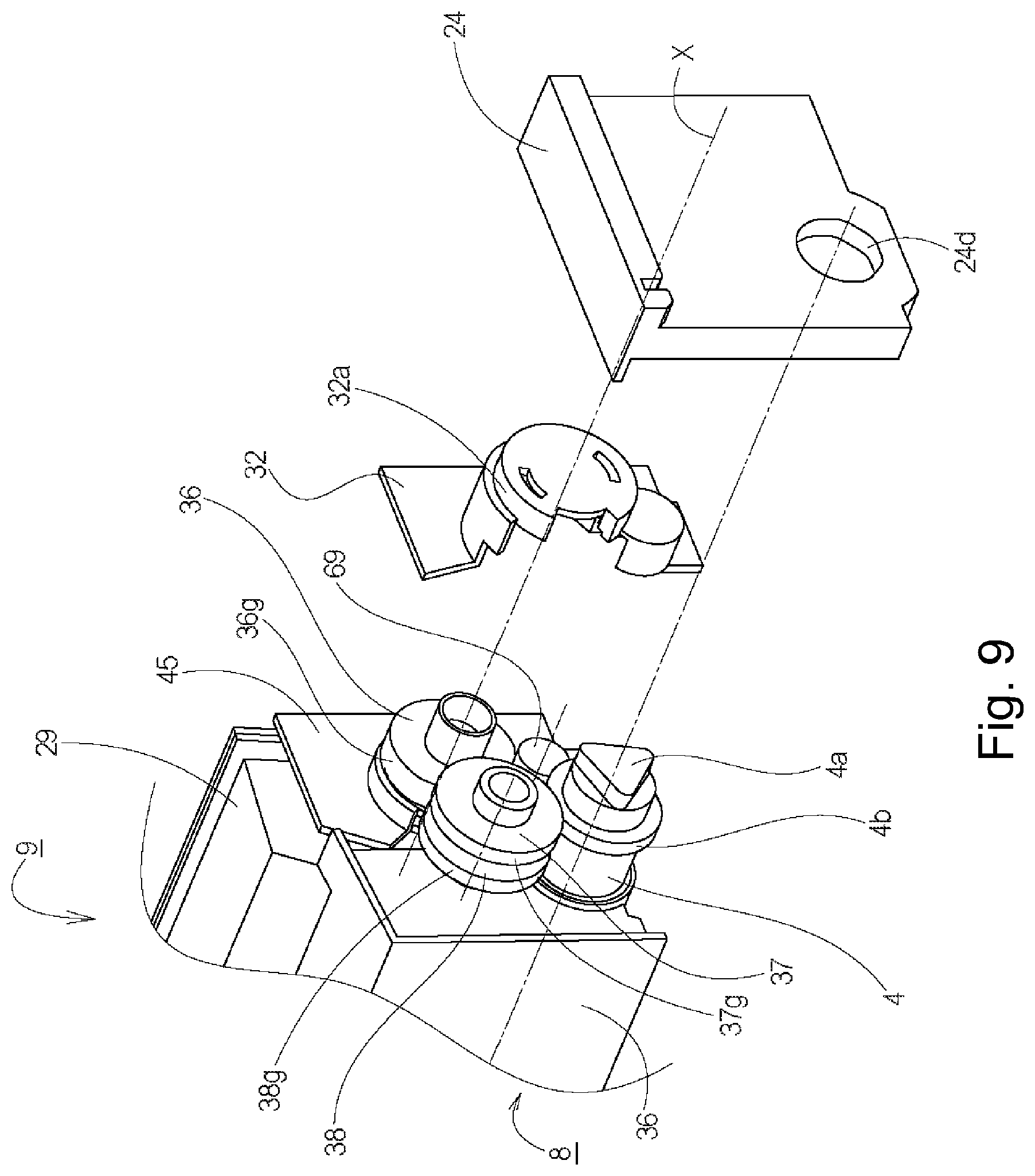 Patent US12306573 Figure 9 – Cartridge, process cartridge and electrophotographic image forming apparatus