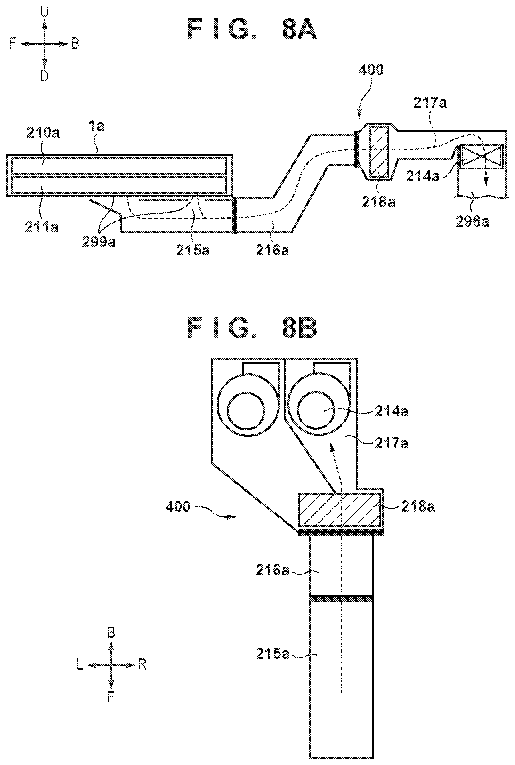 Patent US12306574 Figure 8 – Air ventilation structure in image forming apparatus