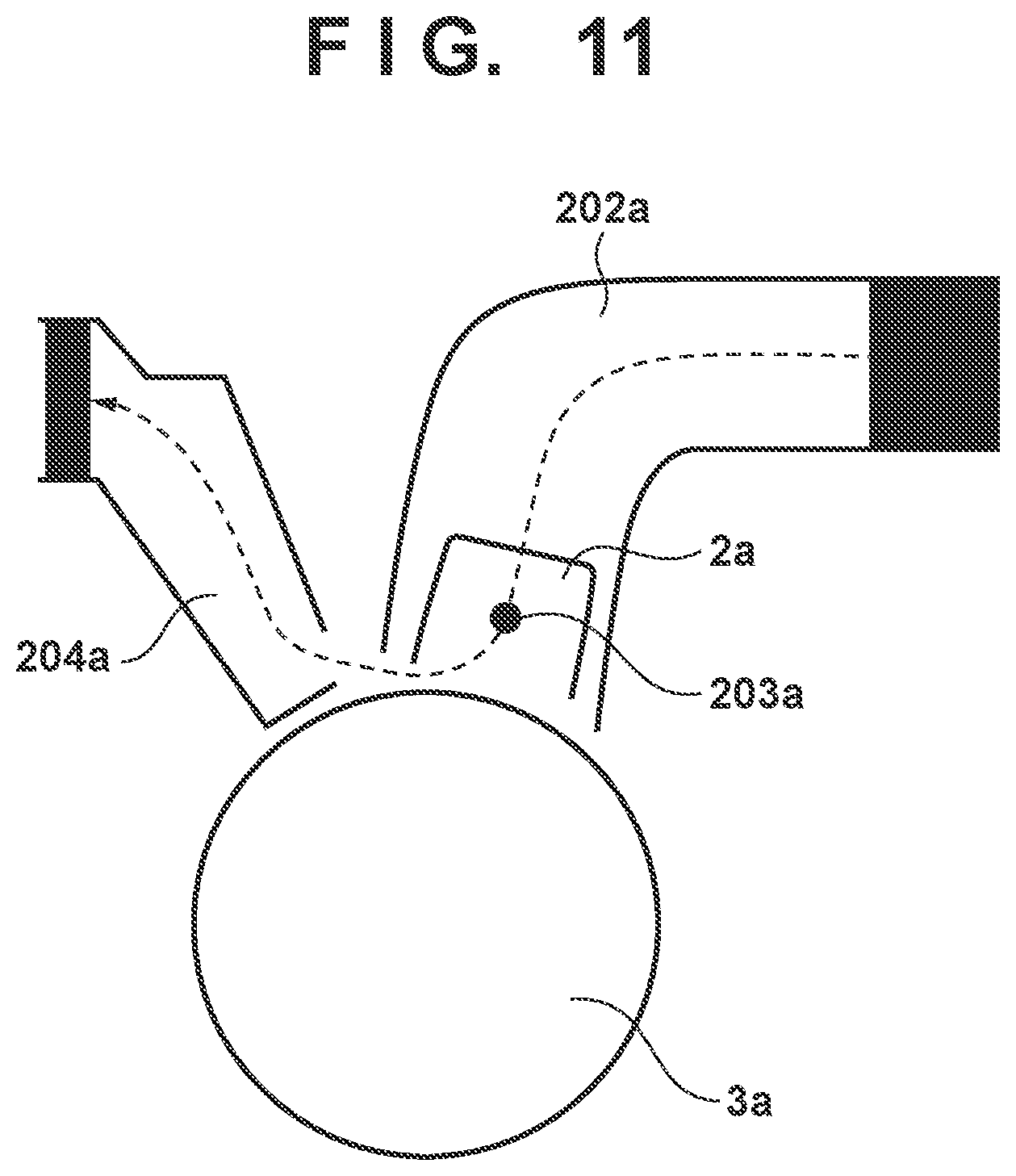 Patent US12306574 Figure 11 – Air ventilation structure in image forming apparatus