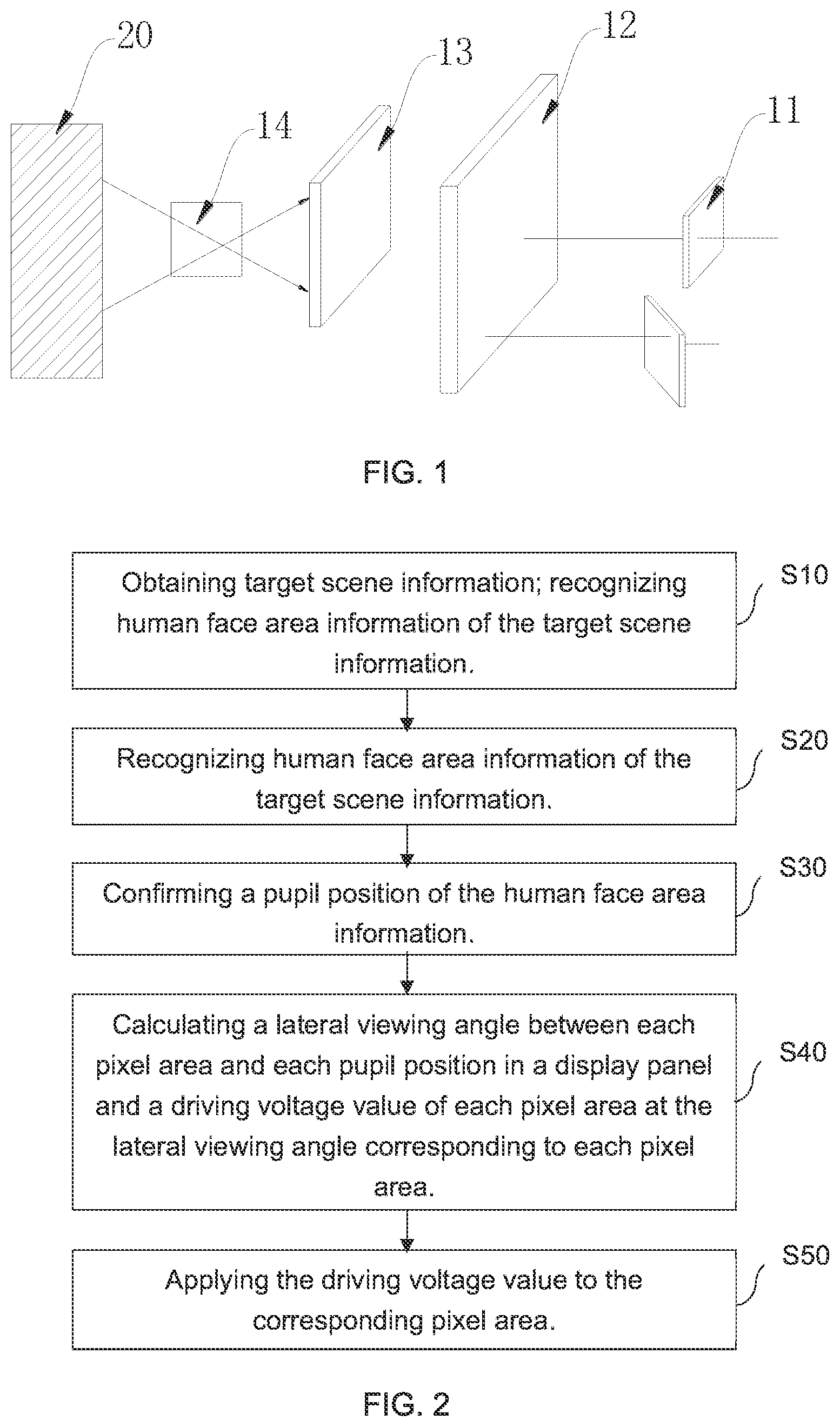 Patent US12306583 Figure 1 – Holographic display method and holographic display system