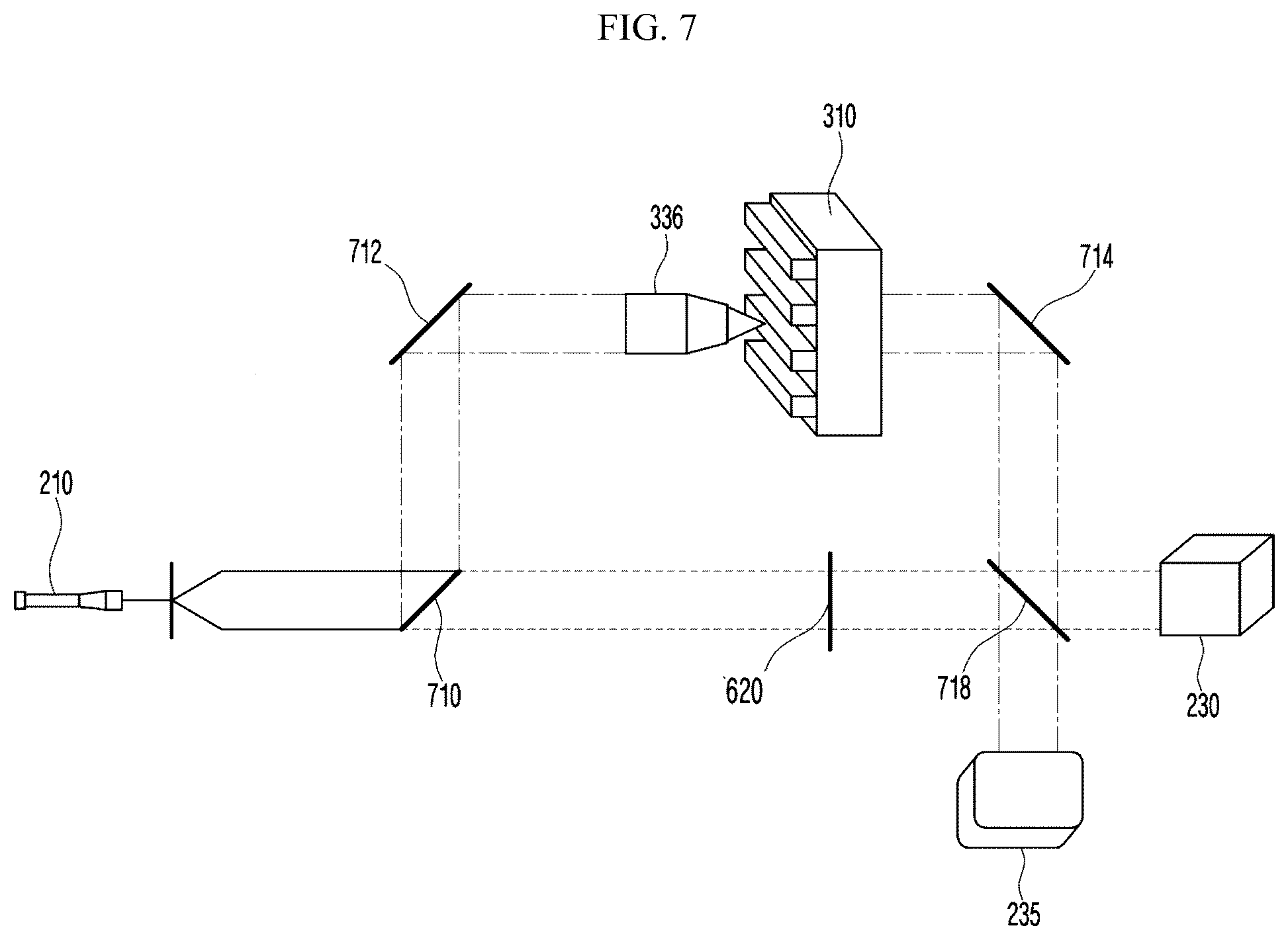 Patent US12306584 Figure 6 – Holographic microscope