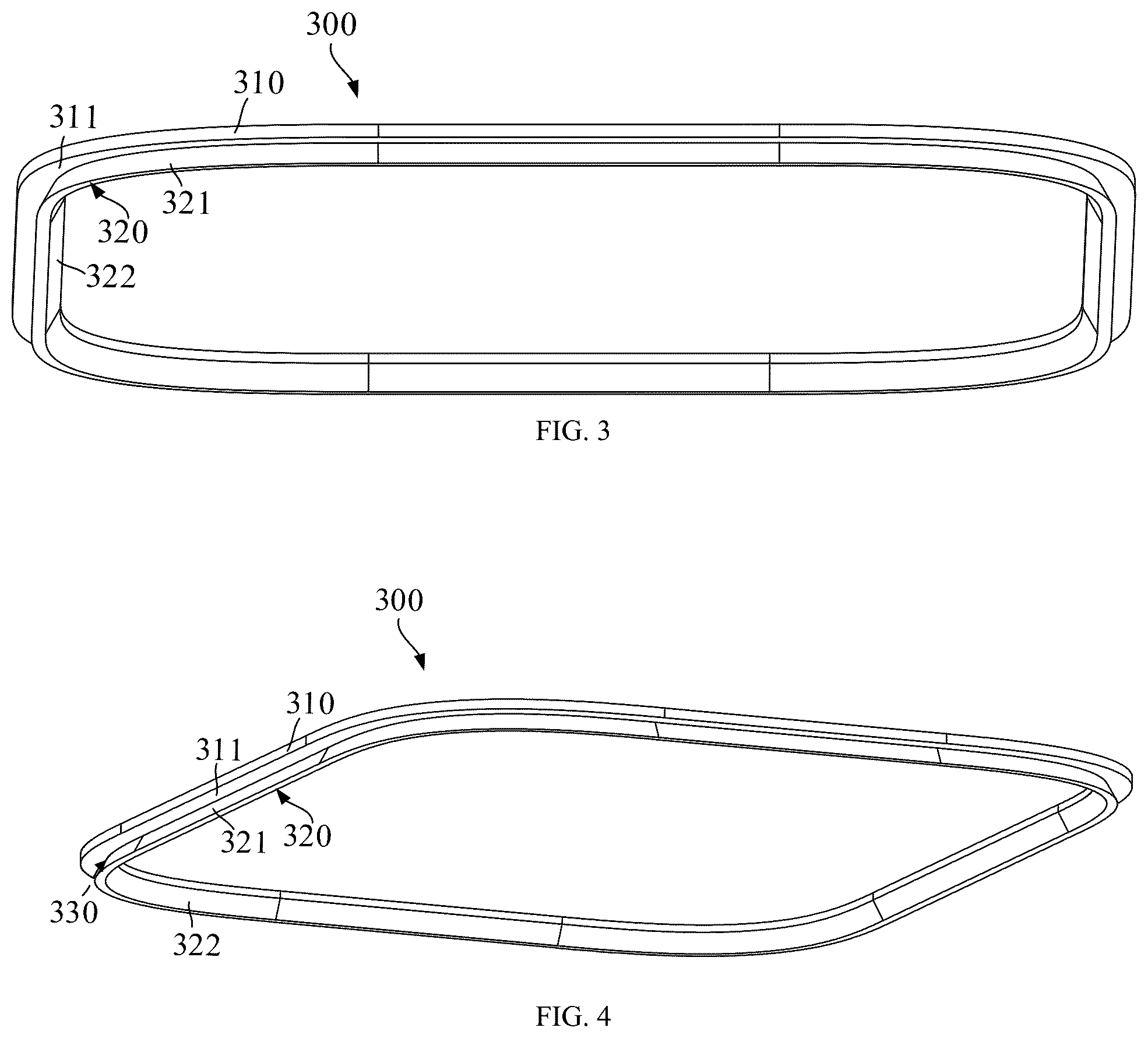 Patent US12306587 Figure 3 – Waterproof bezel, light-transmissive watch panel, and watch protection case