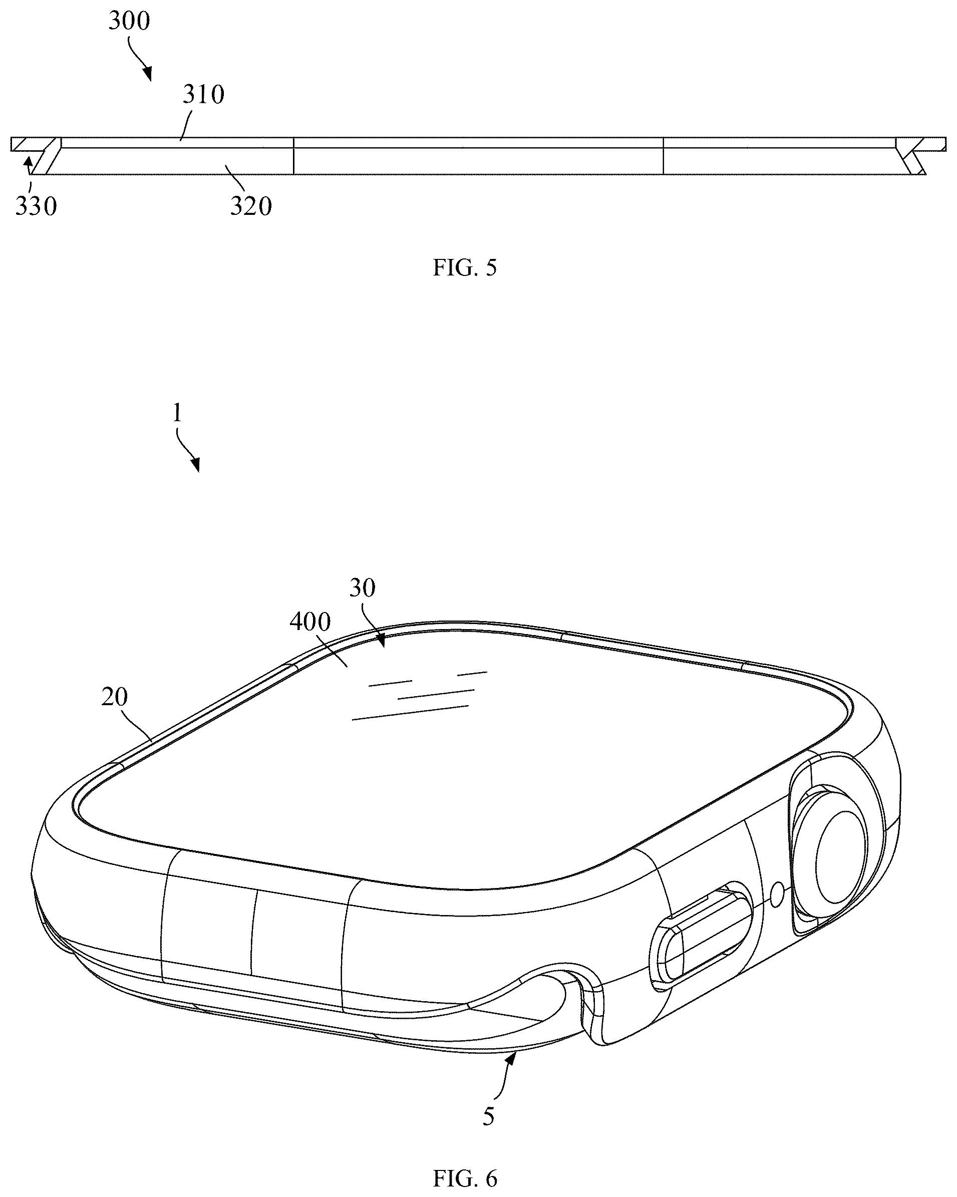 Patent US12306587 Figure 4 – Waterproof bezel, light-transmissive watch panel, and watch protection case