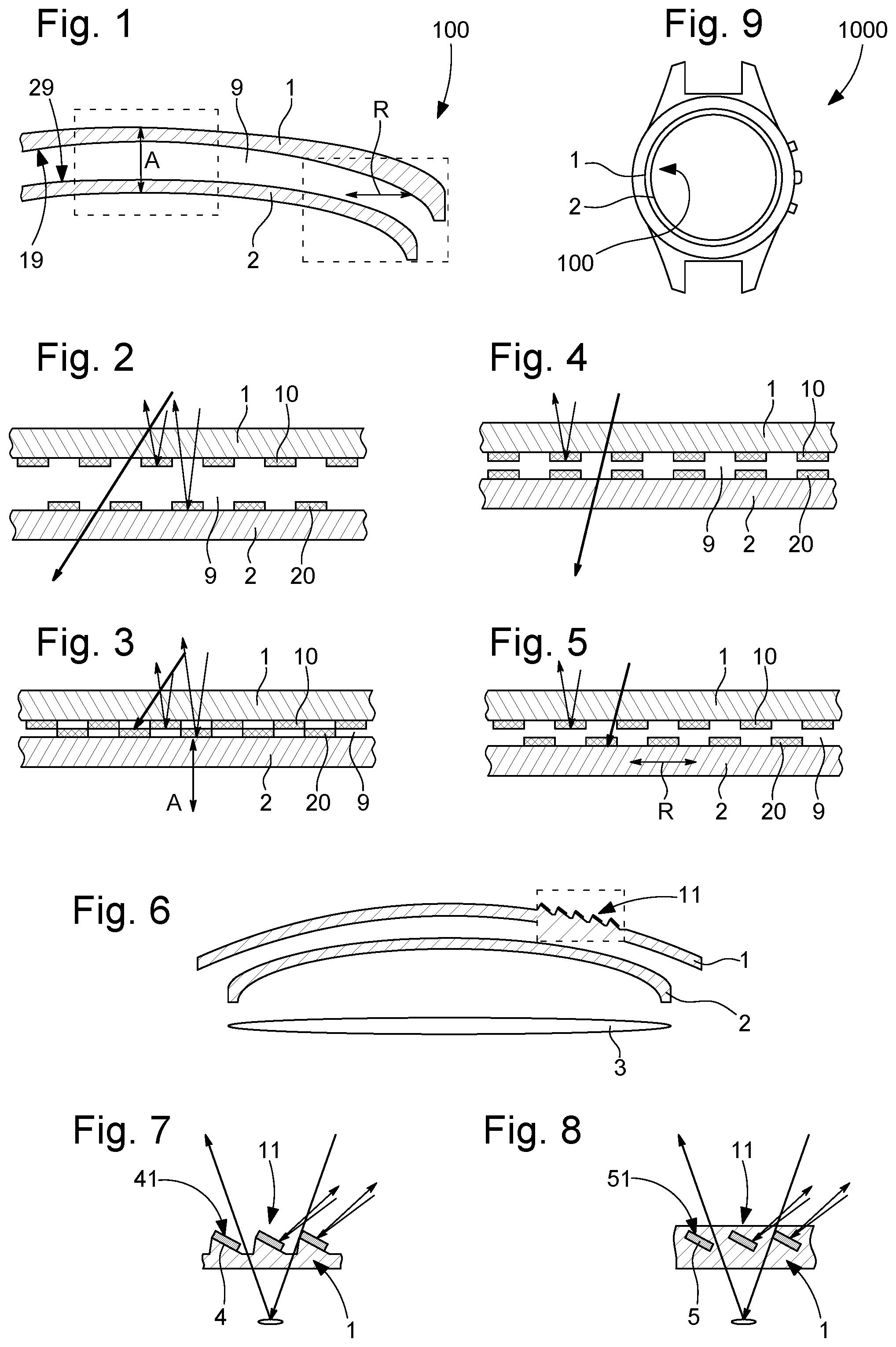 Patent US12306590 — Temperature control for a timepiece — Figure 1