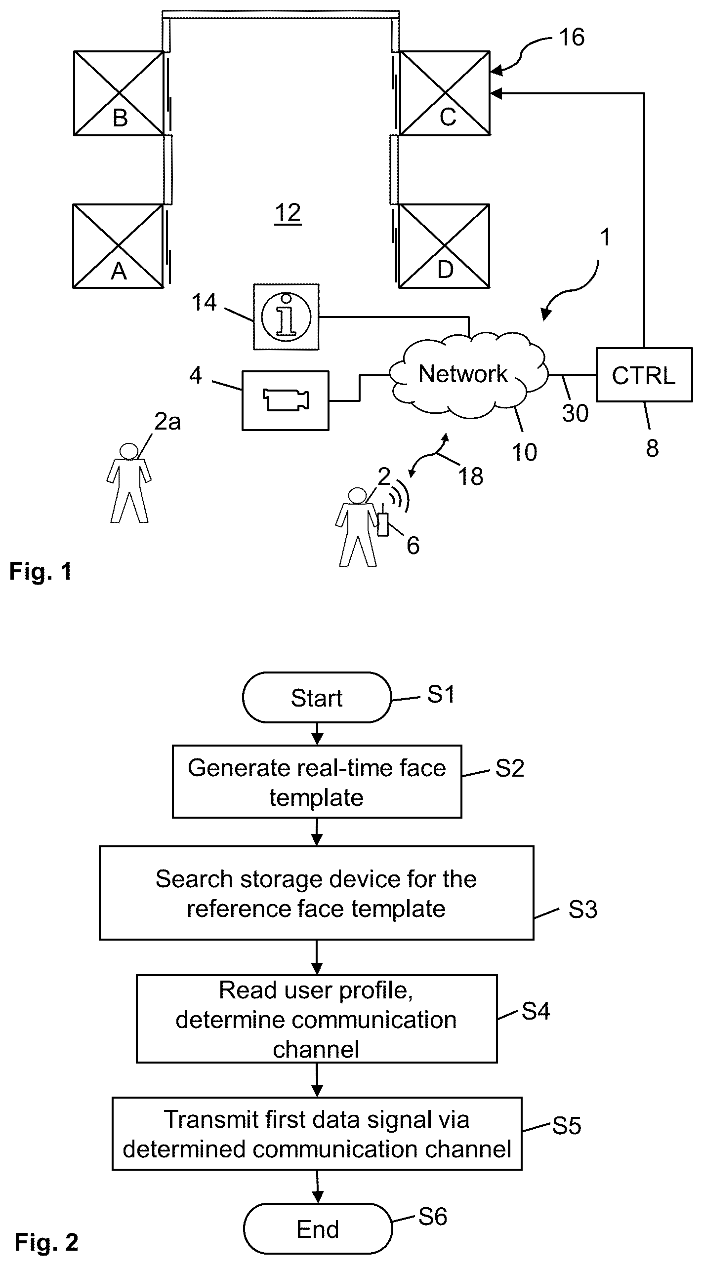 Patent US12306602 Figure 1 – Building system for private user communication