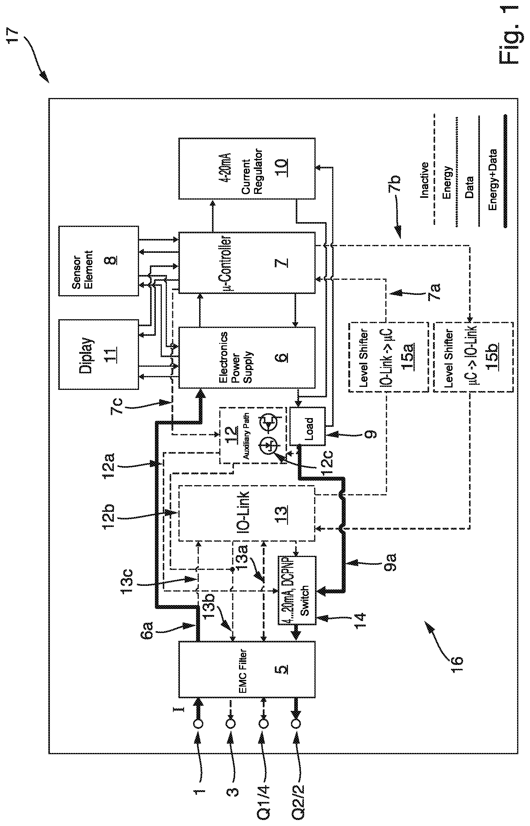 Patent US12306604 Figure 1 – Automation field device