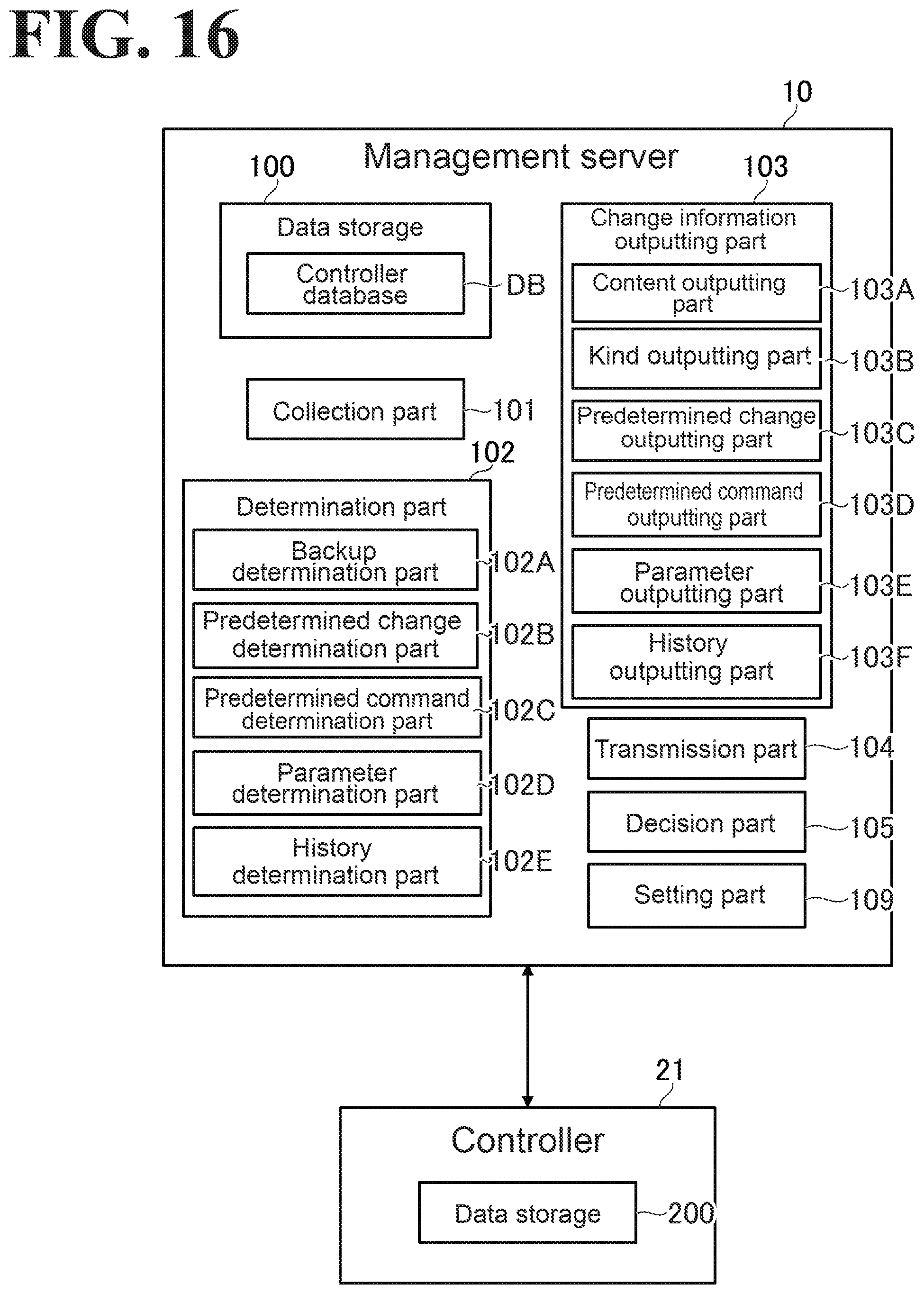 Patent US12306608 Figure 16 – Industrial machine management system, method for managing industrial machine, and non-transitory computer-readable storage medium