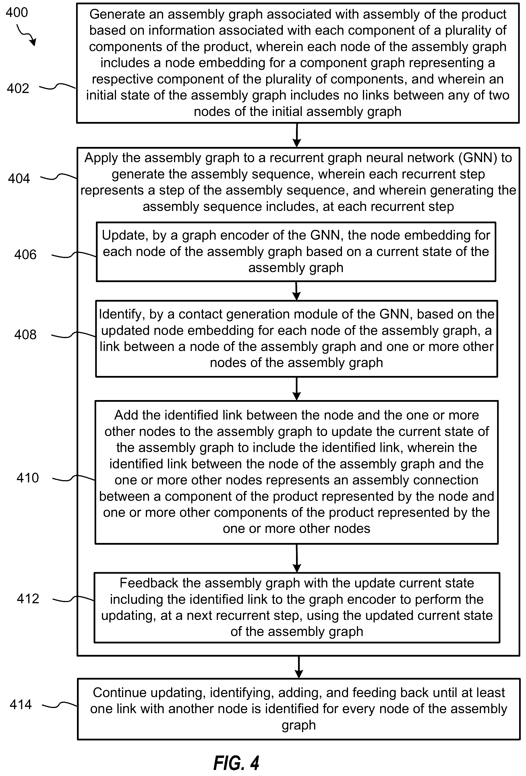 Patent US12306616 Figure 9 – System and method for generating an assembly sequence for a product