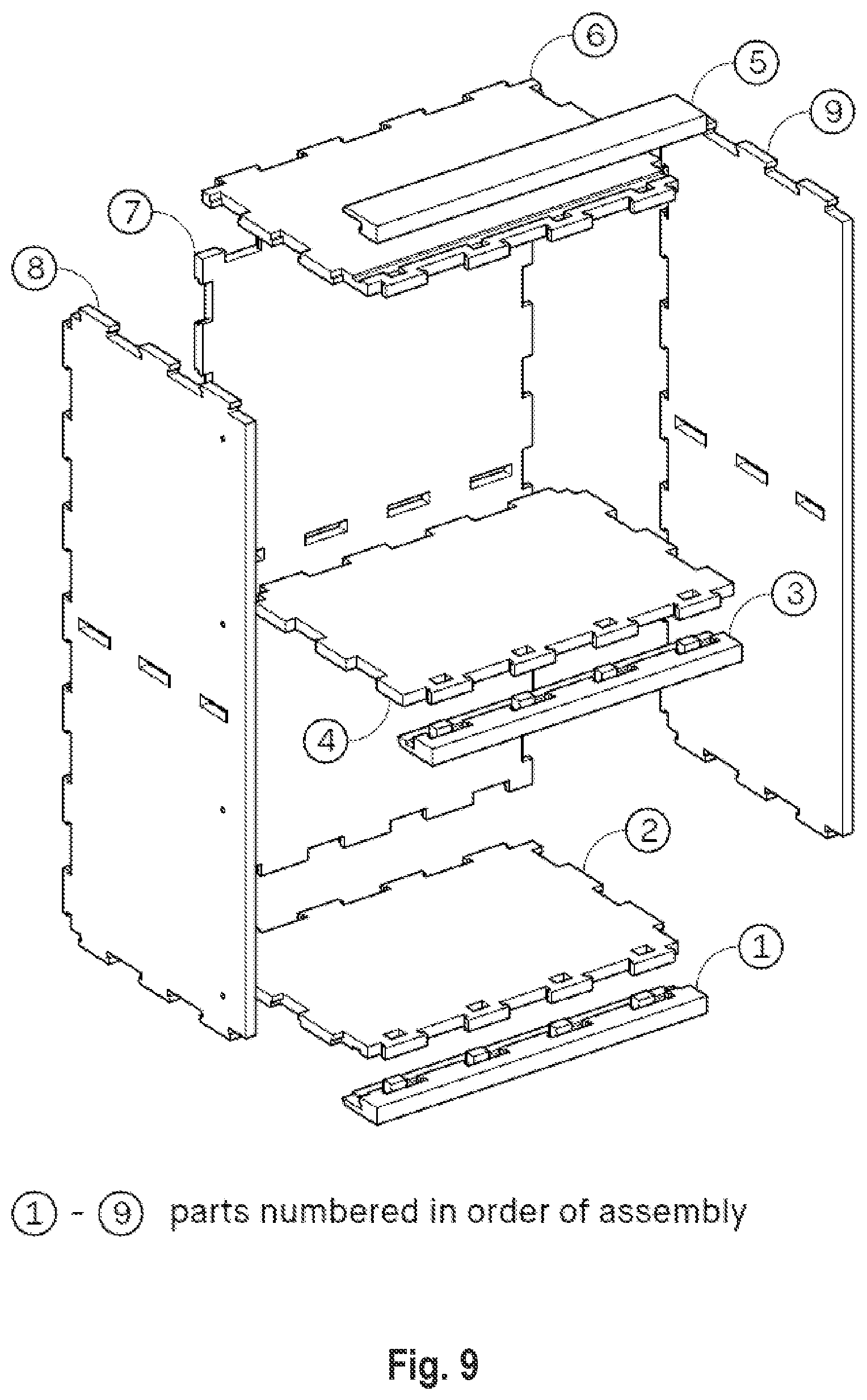Patent US12306617 Figure 7 – Automated manufacturing architectural millwork